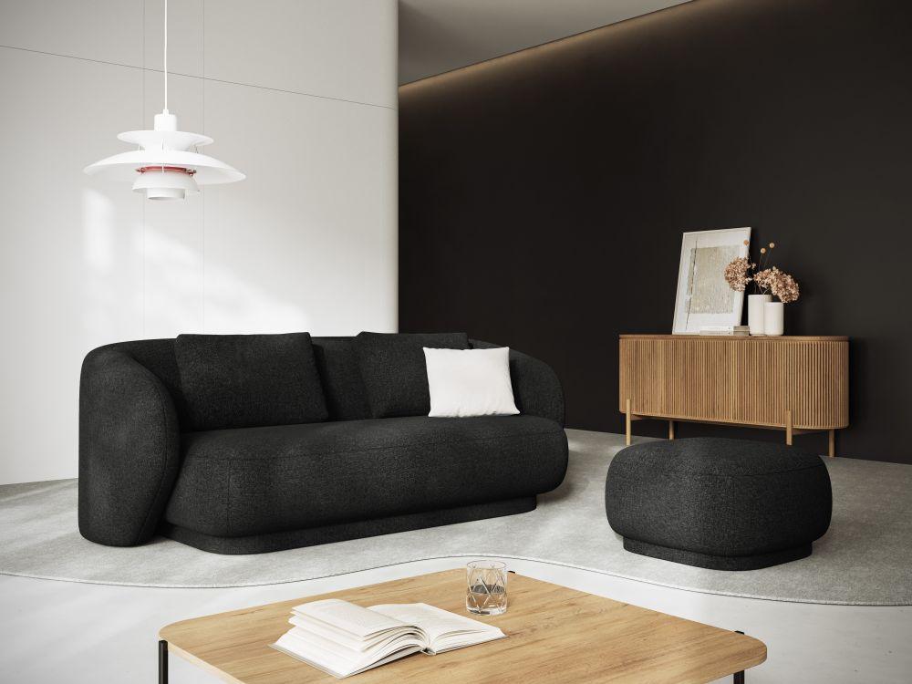 Sofa 2-osobowa aksamitna CAMDEN jasnobeżowy Cosmopolitan Design Eye on Design