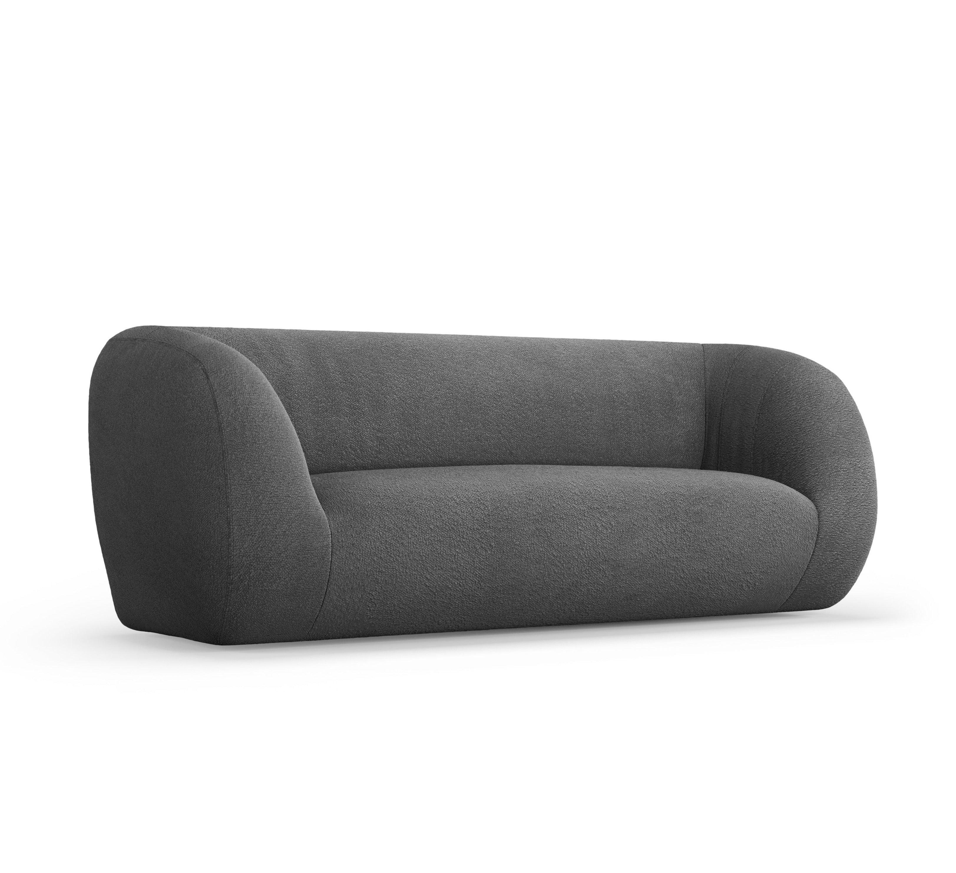 Sofa 2-osobowa ESSEN ciemnoszary boucle Cosmopolitan Design Eye on Design