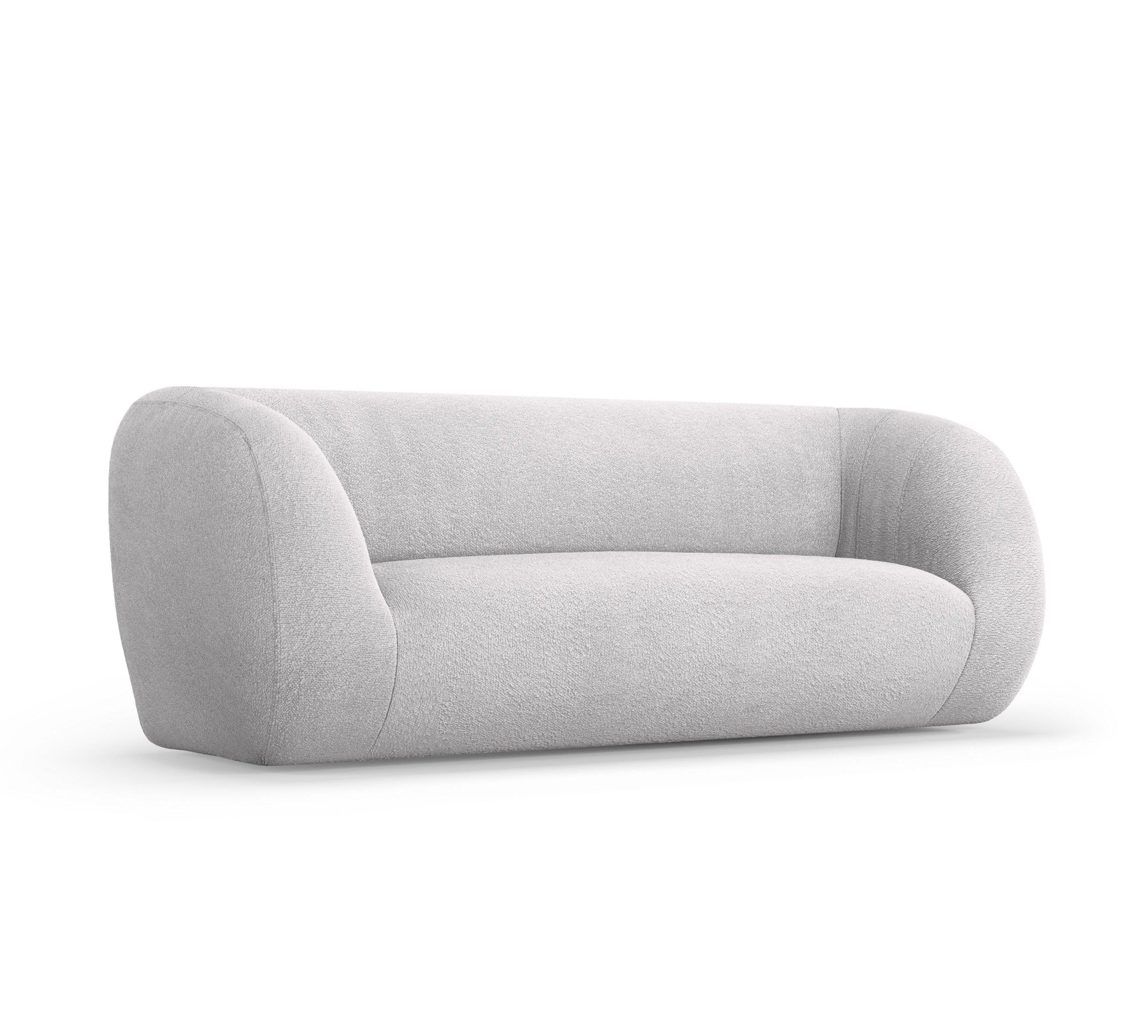 Sofa 2-osobowa ESSEN jasnoszary boucle Cosmopolitan Design Eye on Design