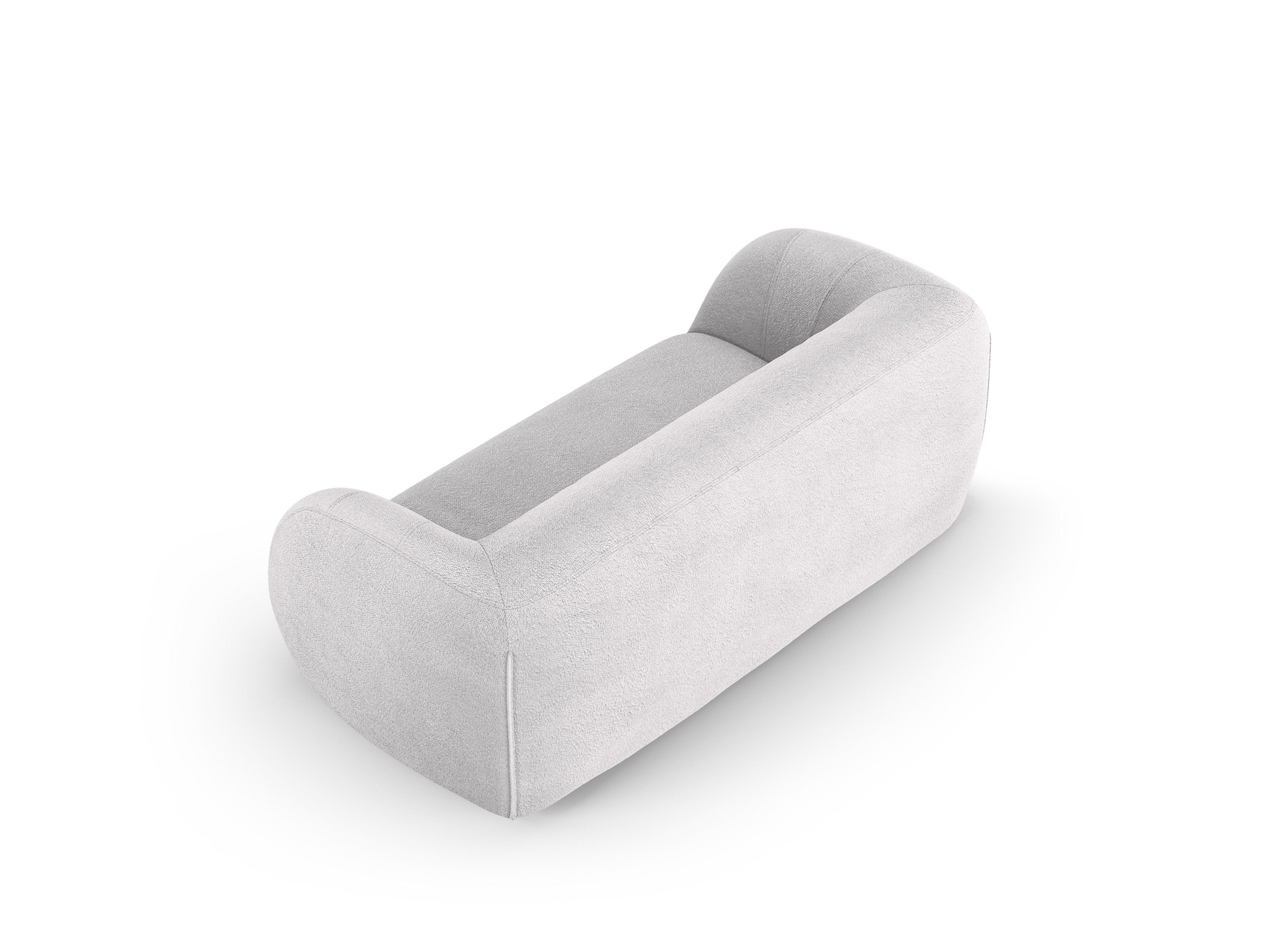 Sofa 2-osobowa ESSEN jasnoszary boucle Cosmopolitan Design Eye on Design