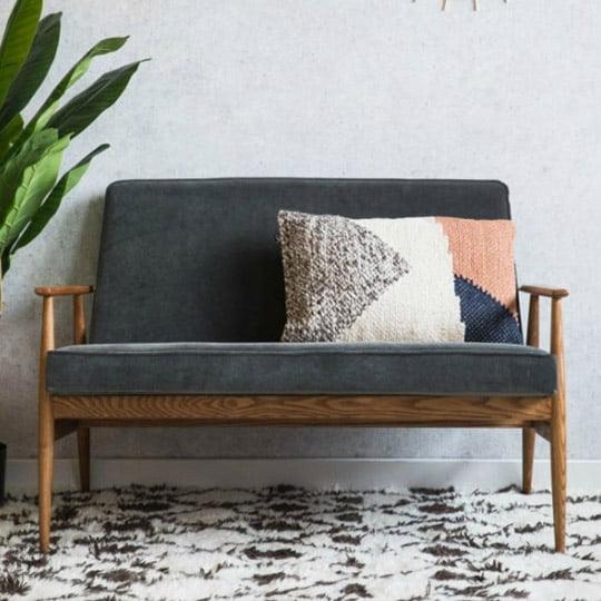 Sofa 2-osobowa FOX beżowy w tkaninie Coco Creme 366 concept Eye on Design