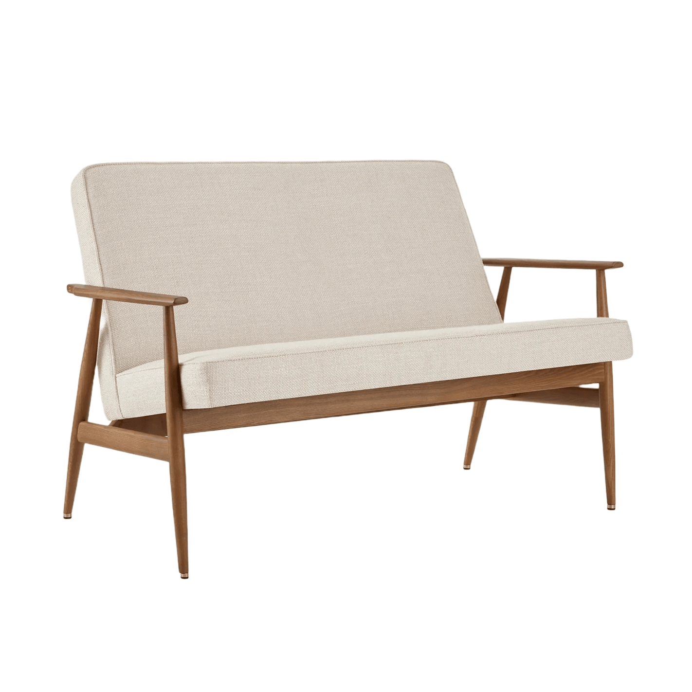 Sofa 2-osobowa FOX beżowy w tkaninie Coco Creme 366 concept Eye on Design