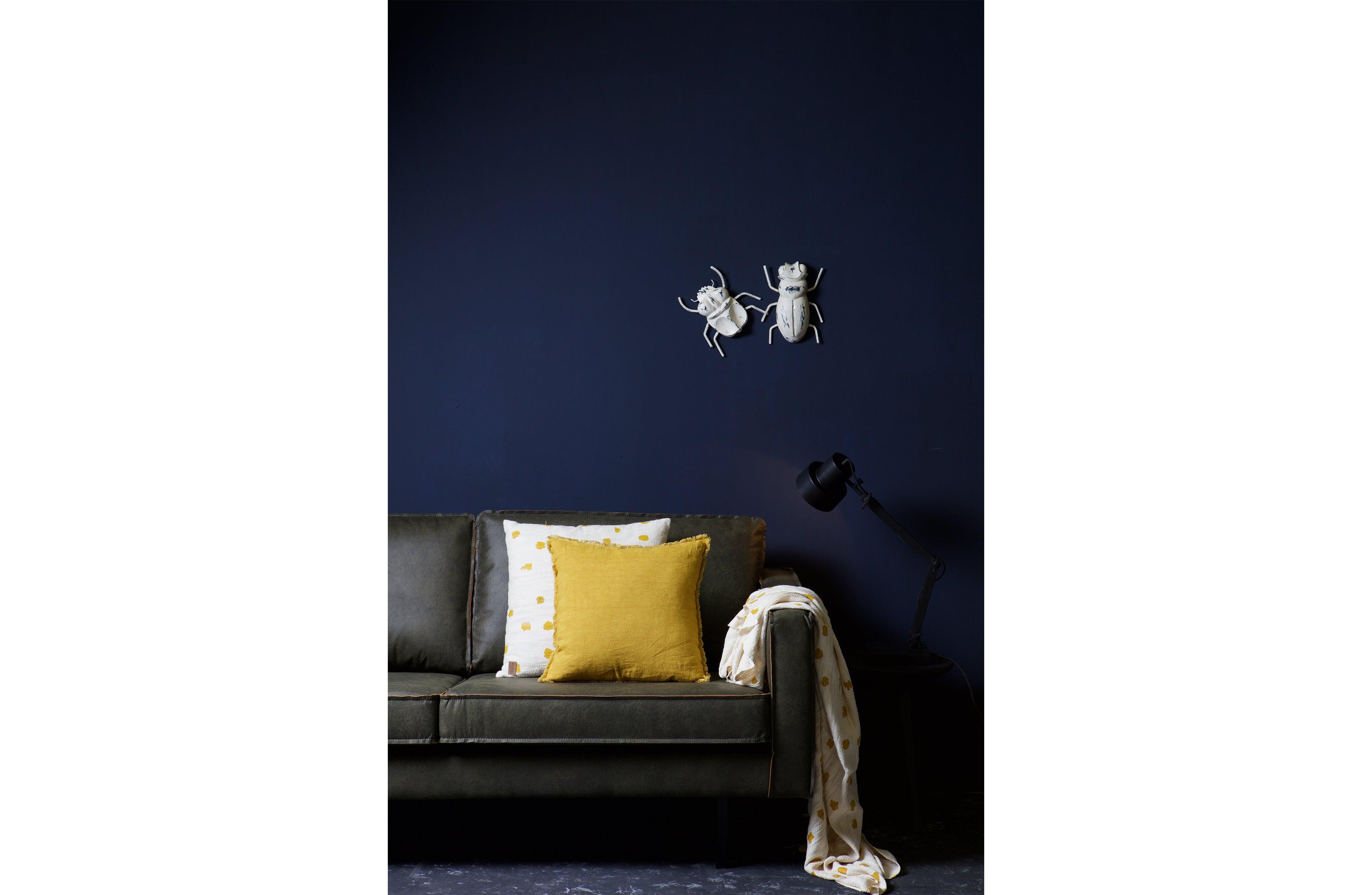 Sofa 2,5-osobowa skórzana RODEO wojskowa zieleń Be Pure Eye on Design