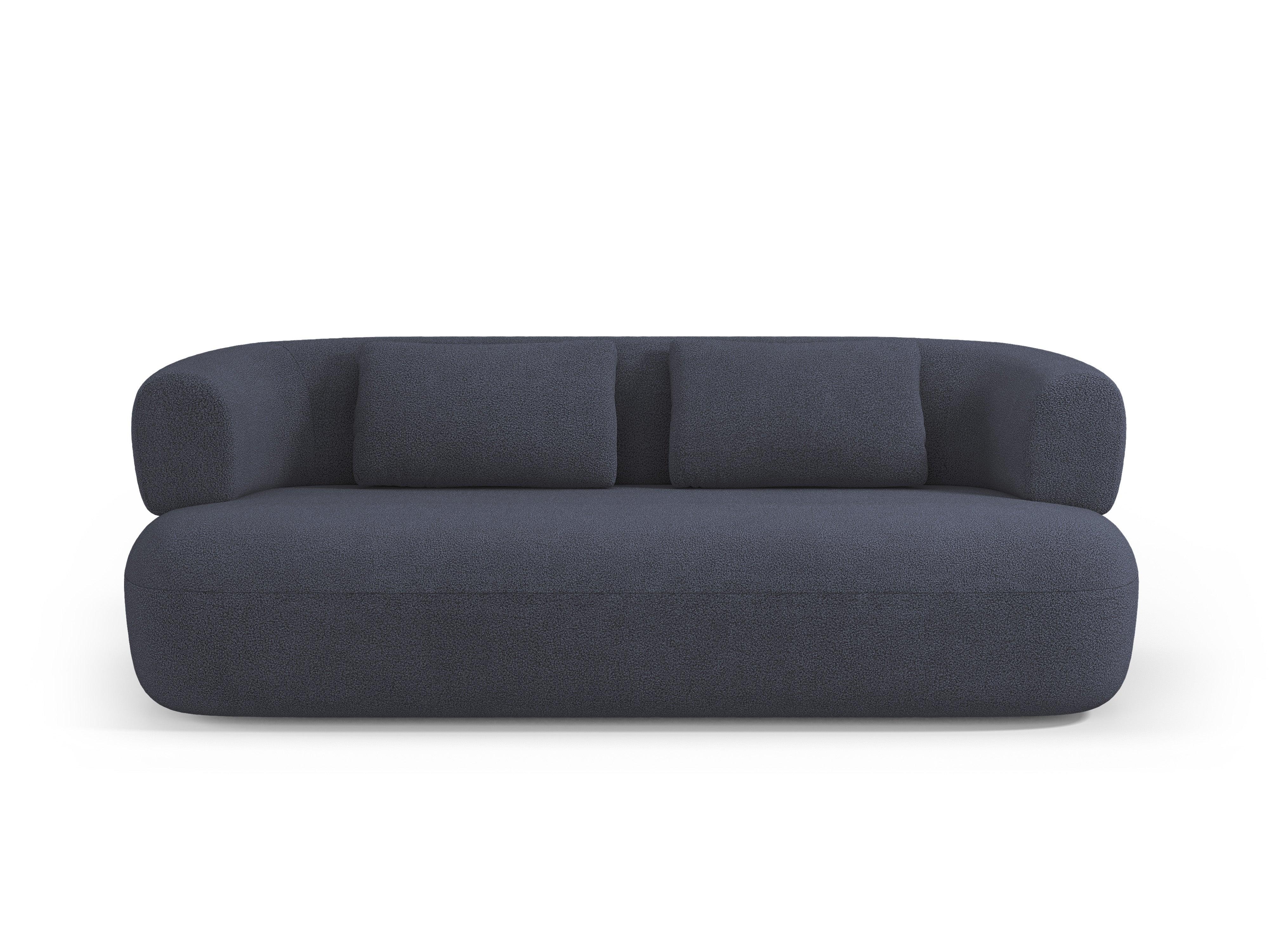 Sofa 3-osobowa ALDRIN granatowy boucle Windsor & Co Eye on Design