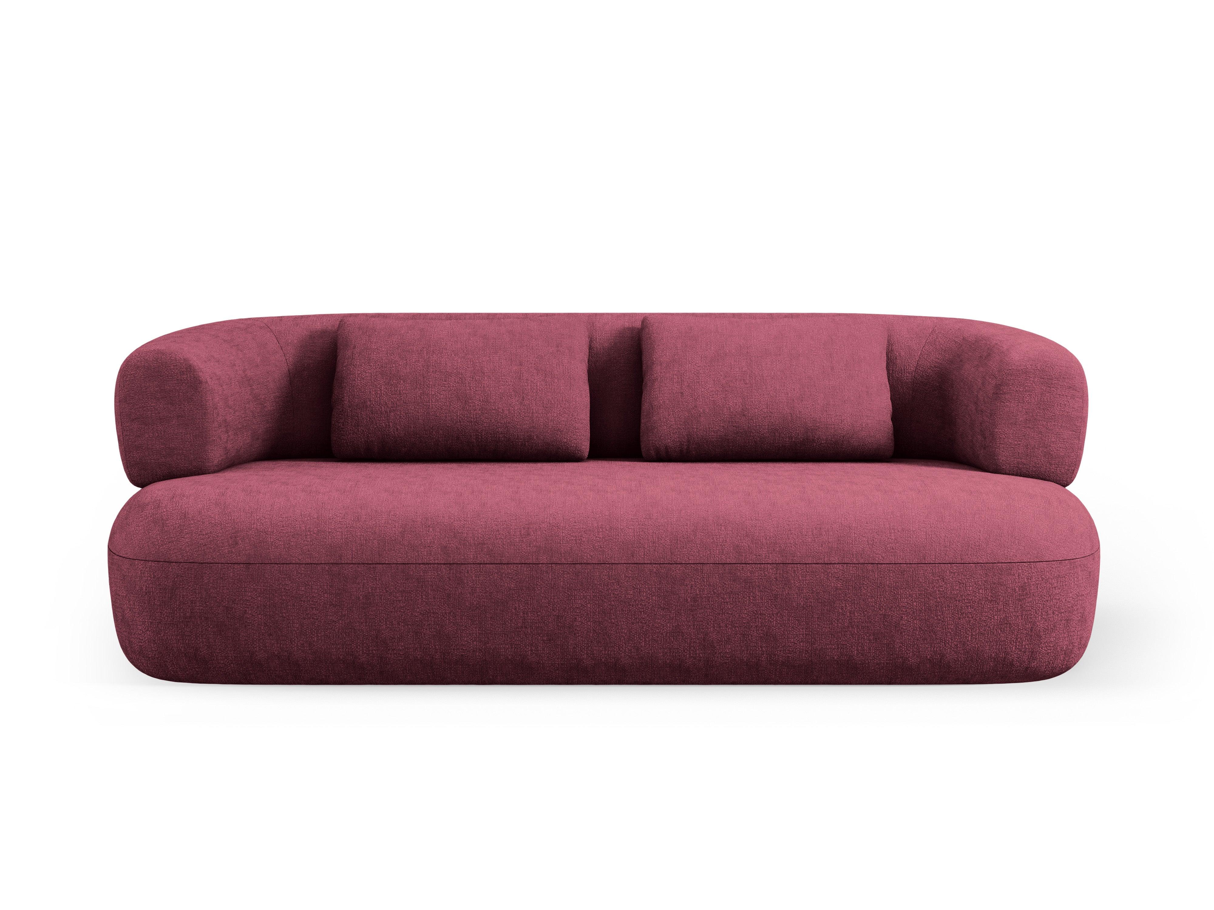 Sofa 3-osobowa ALDRIN karmazynowy szenil Windsor & Co Eye on Design