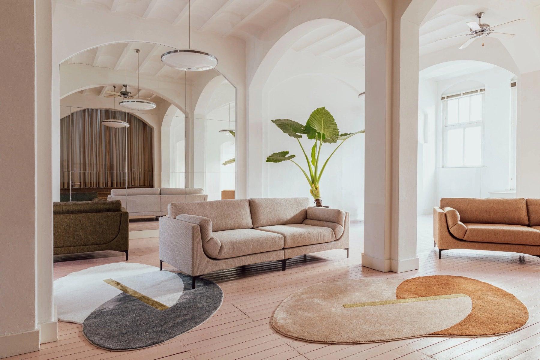 Sofa 3-osobowa BALCONY beżowy Zuiver Eye on Design