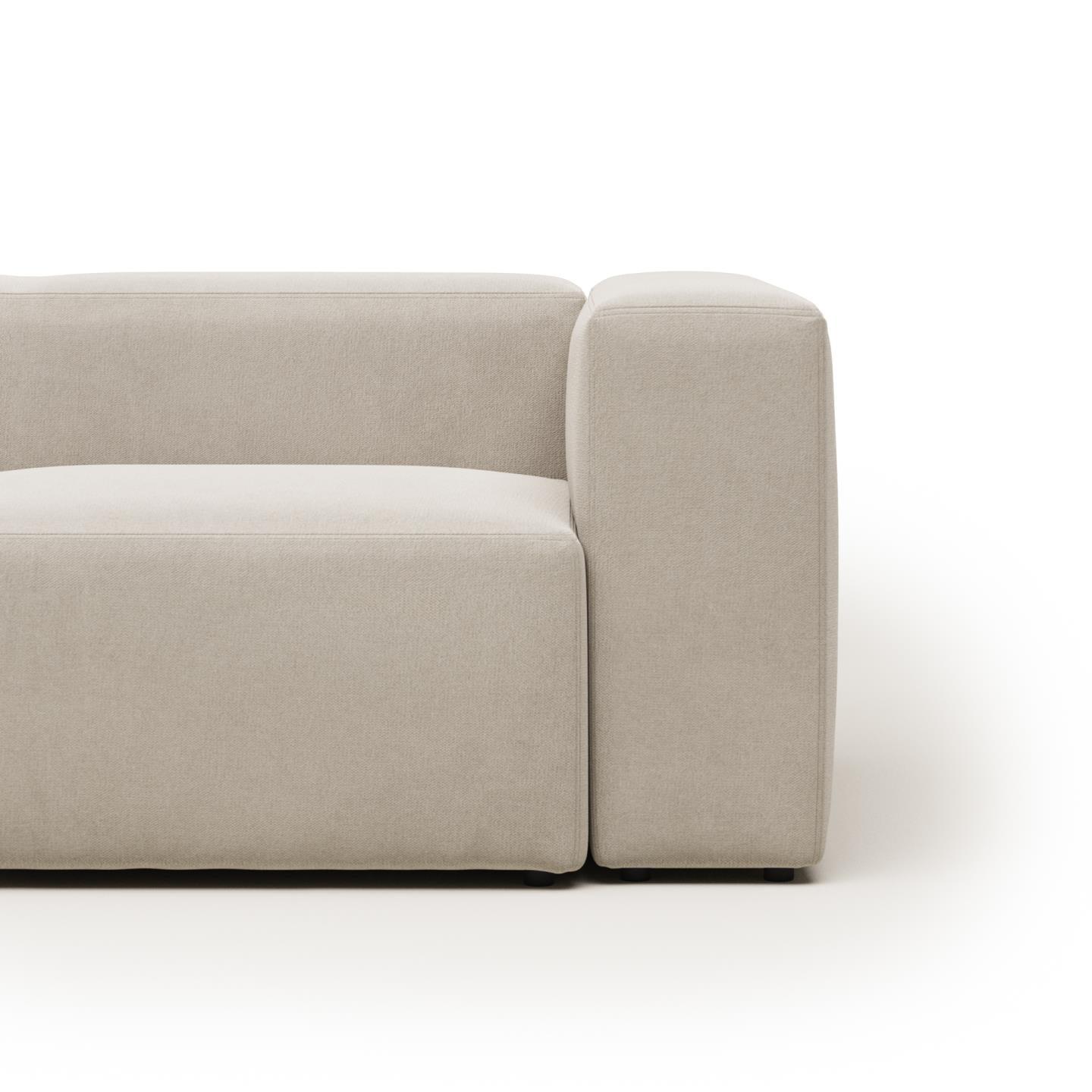Sofa 3-osobowa BLOK beżowy szenil La Forma Eye on Design