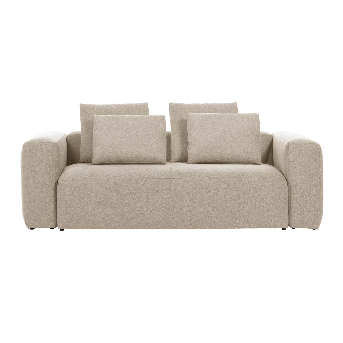 Sofa 3-osobowa BLOK beżowy szenil La Forma Eye on Design