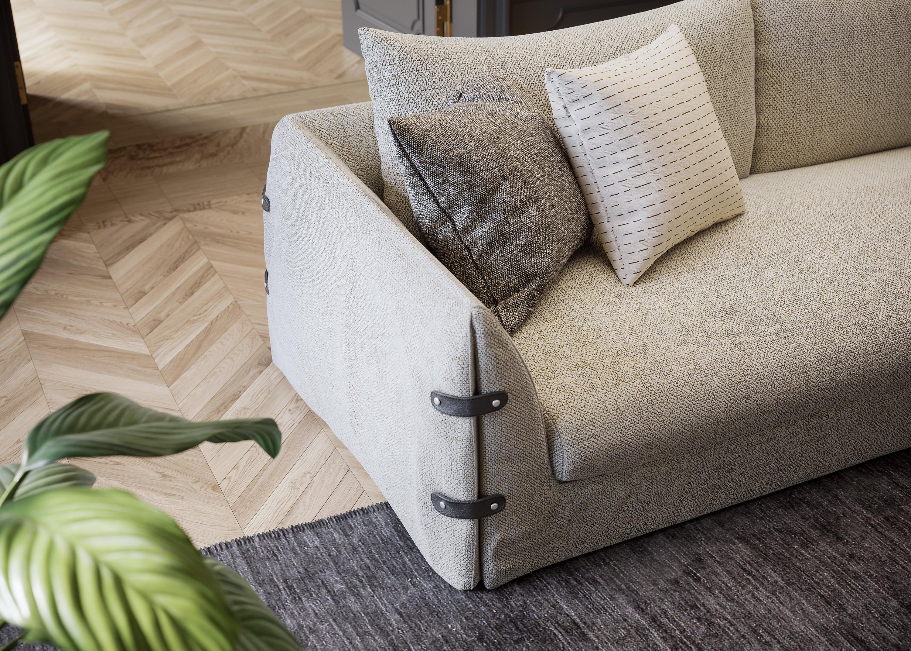 Sofa 3-osobowa BOTTON UP ciemnoszary Liu Jo Living Eye on Design