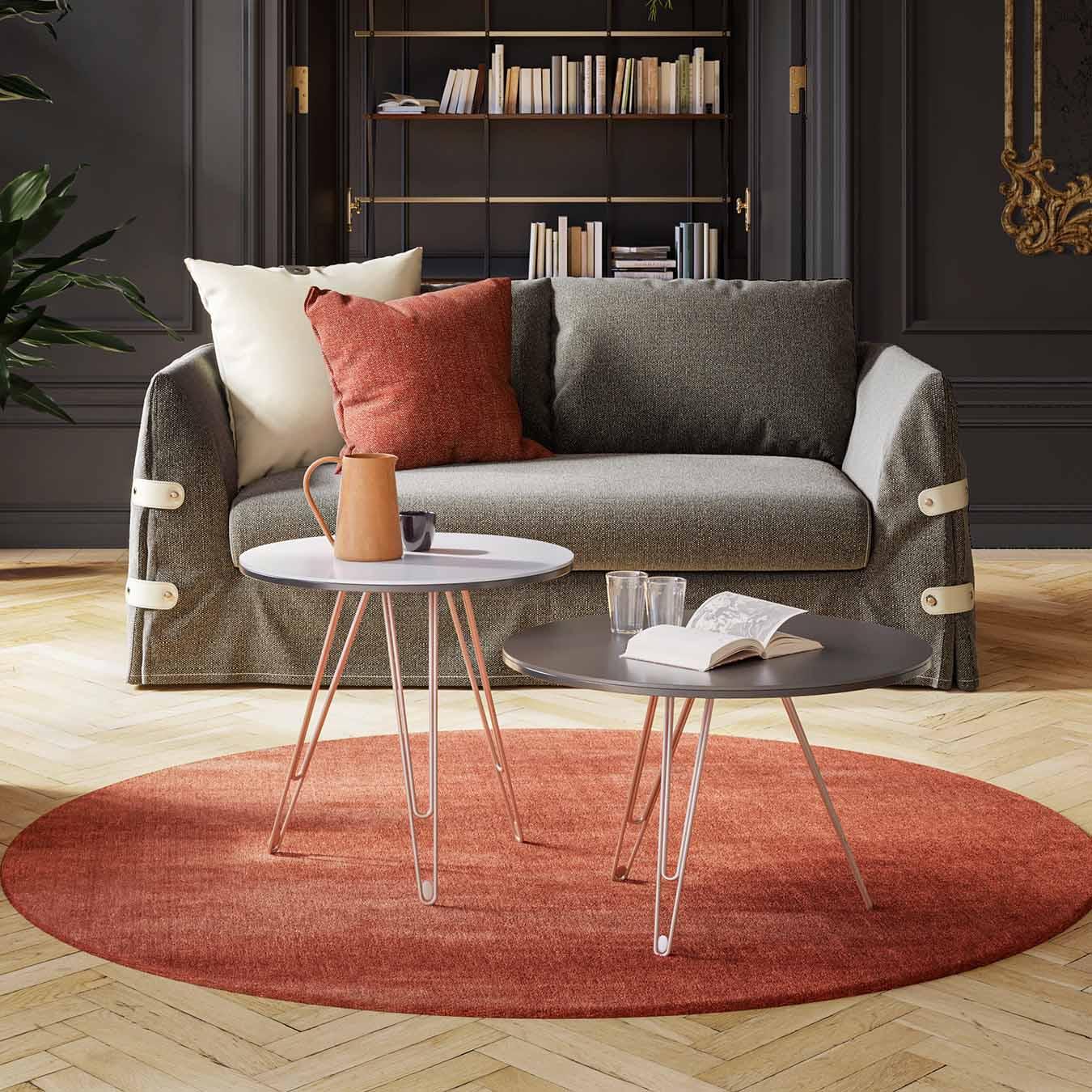 Sofa 3-osobowa BOTTON UP ciemnoszary Liu Jo Living Eye on Design