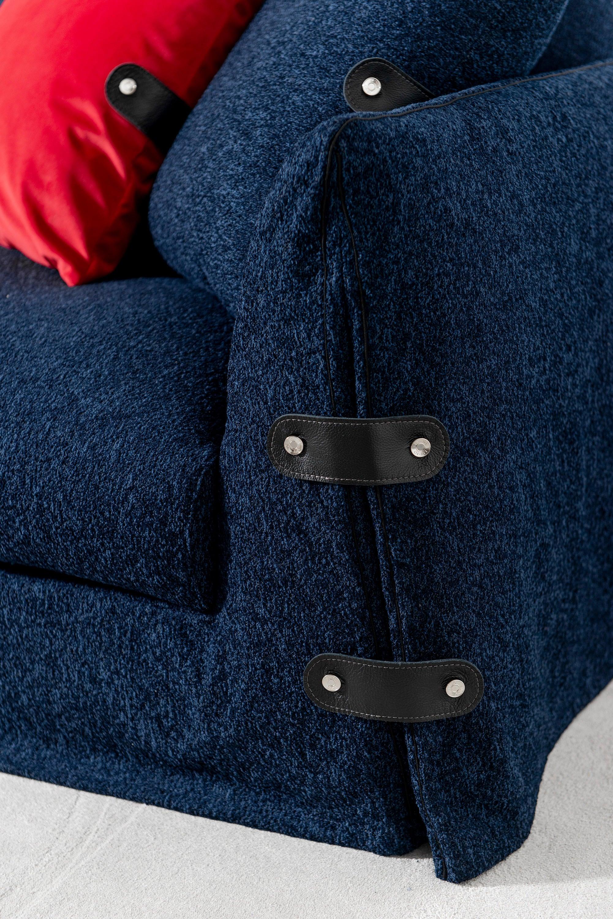 Sofa 3-osobowa BOTTON UP ciemnoszary Liu Jo Living Eye on Design