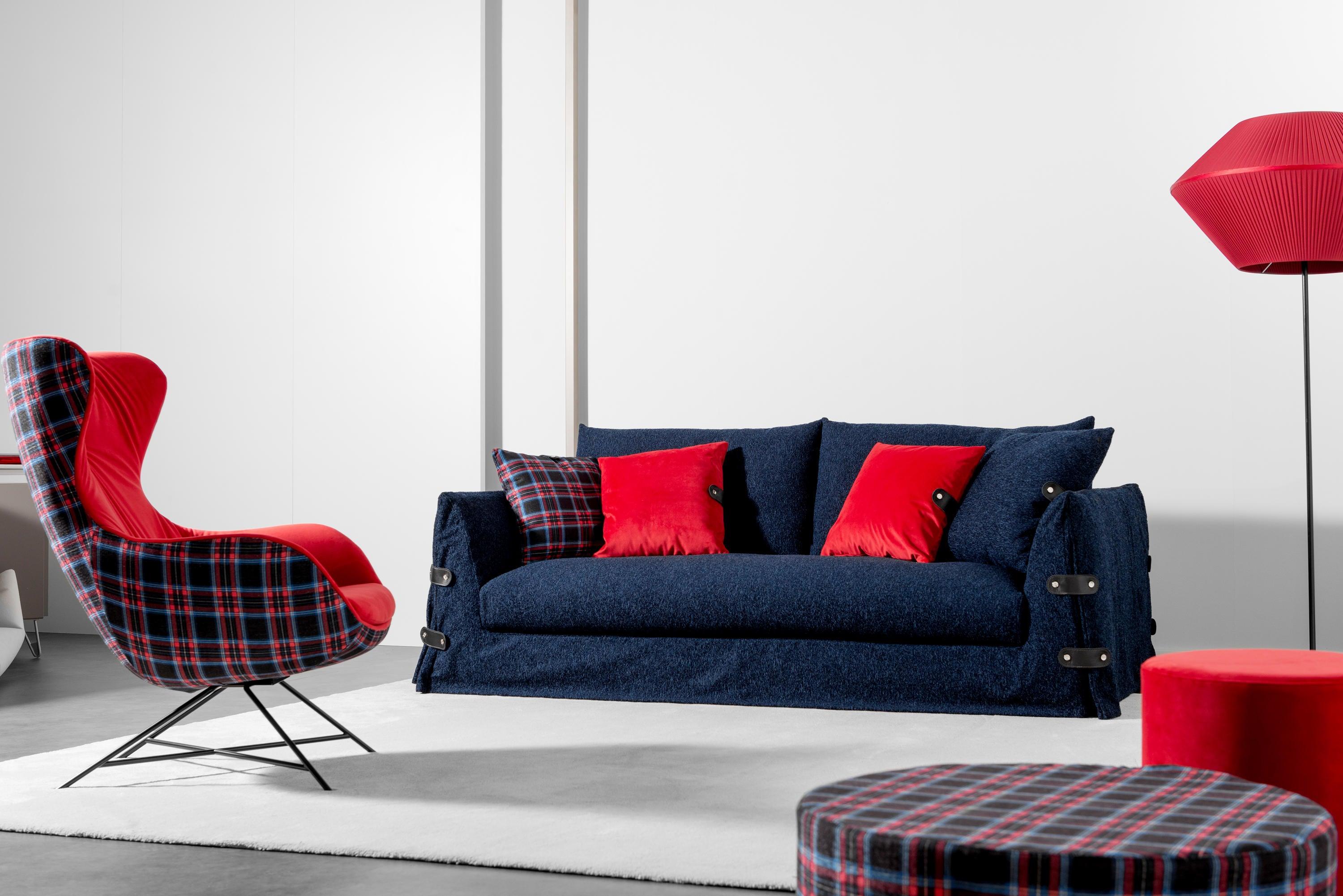 Sofa 3-osobowa BOTTON UP ciemnoszary Liu Jo Living Eye on Design