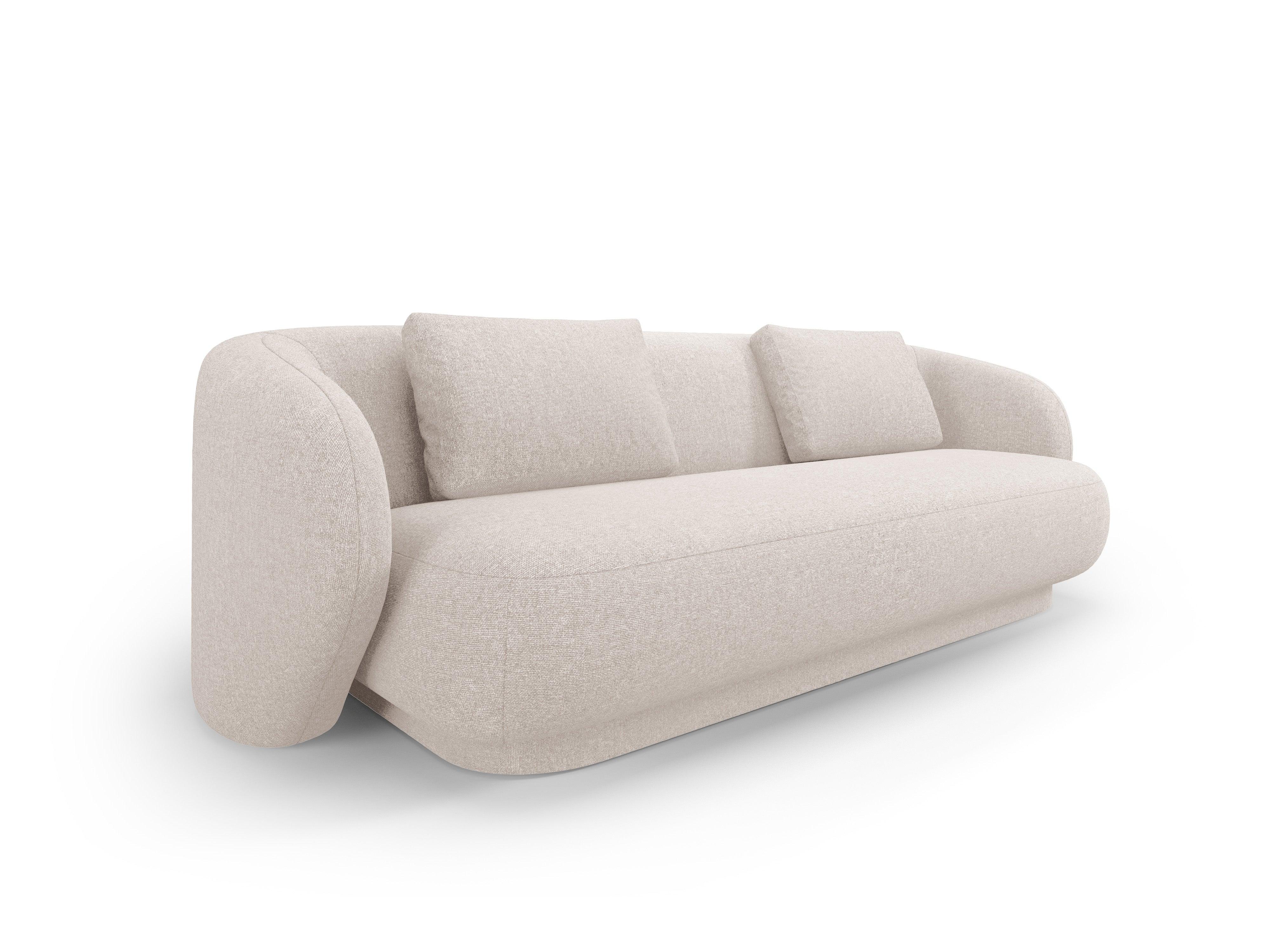 Sofa 3-osobowa CAMDEN beżowy szenil Cosmopolitan Design Eye on Design