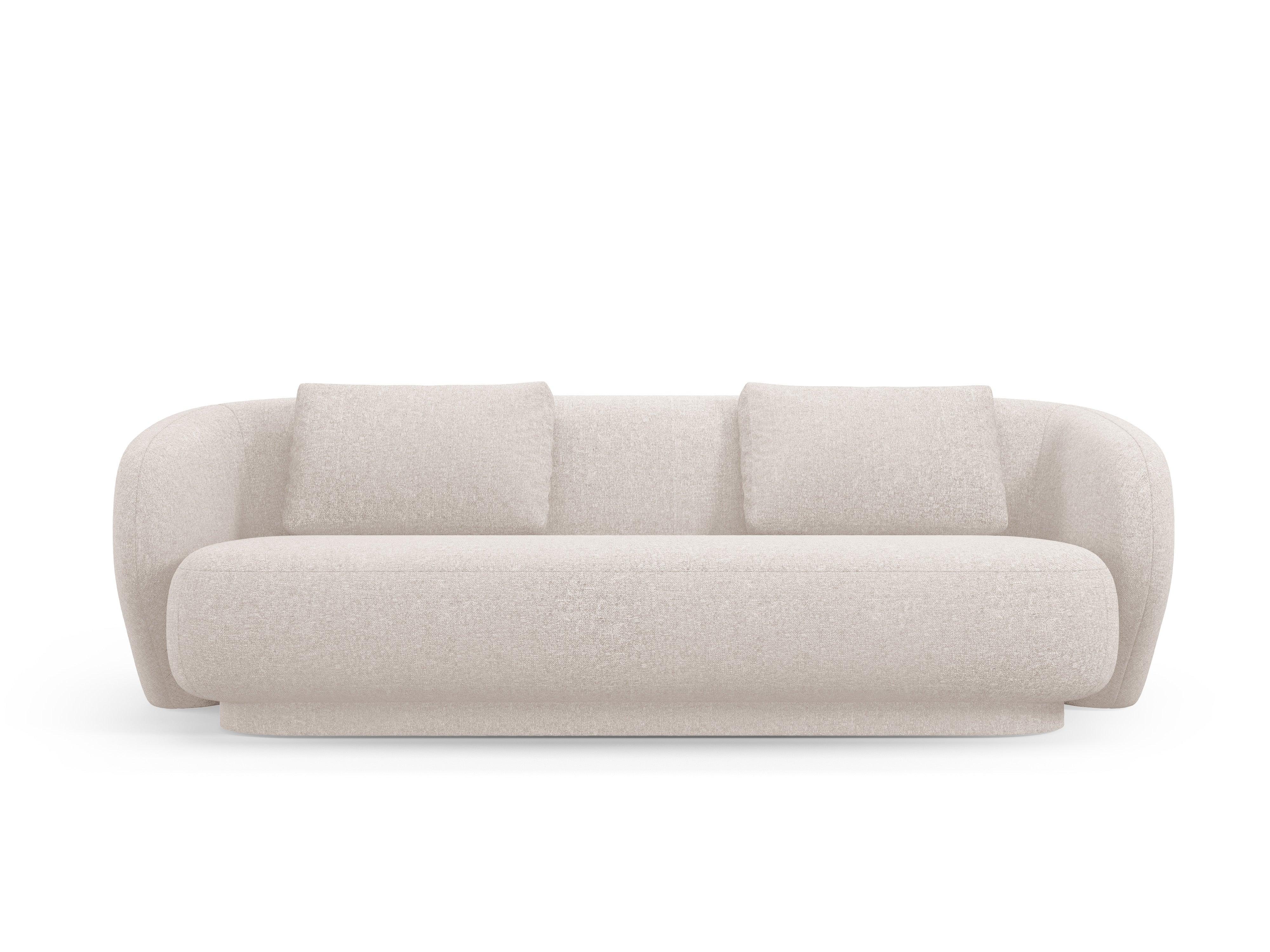 Sofa 3-osobowa CAMDEN beżowy szenil Cosmopolitan Design Eye on Design
