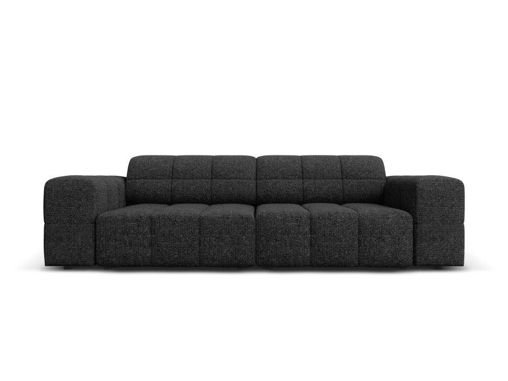Sofa 3-osobowa CHICAGO czarny szenil Cosmopolitan Design Eye on Design