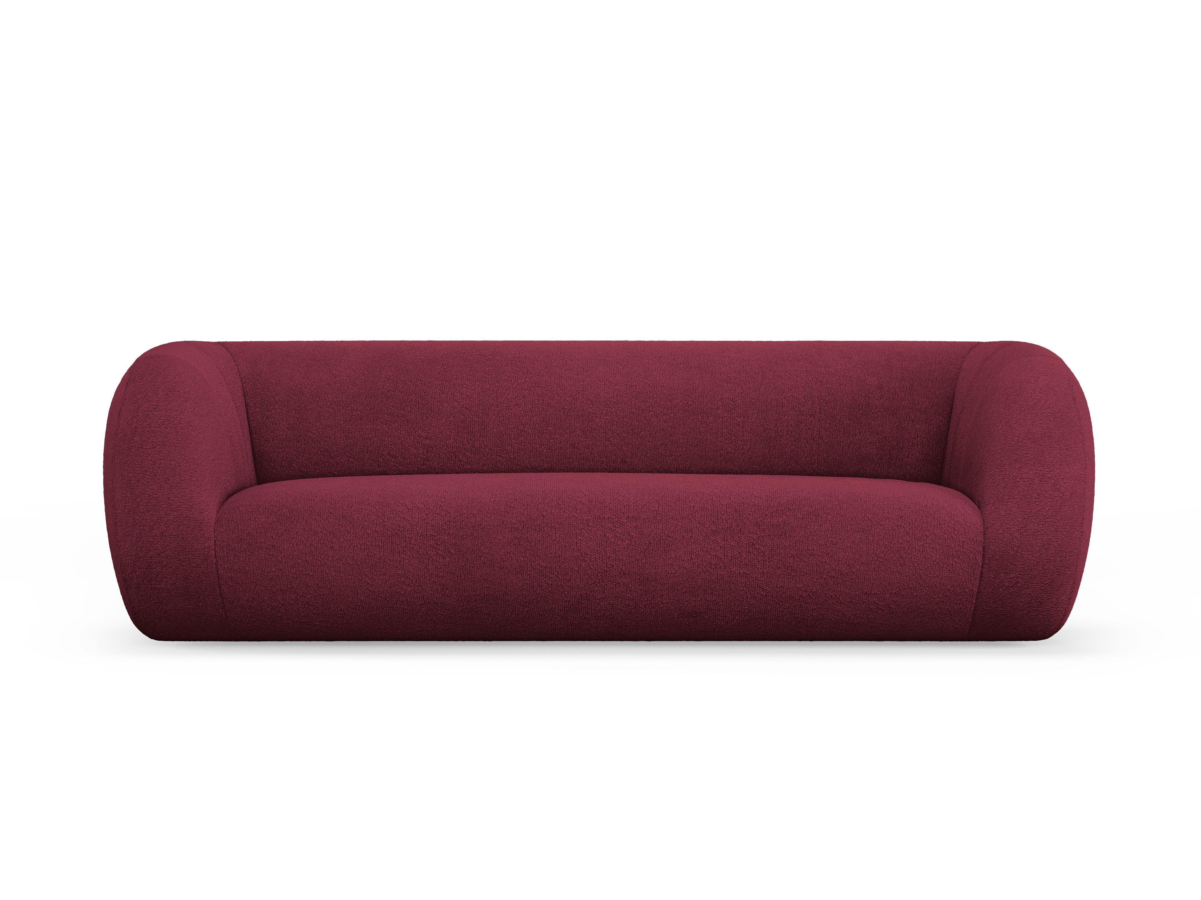 Sofa 3-osobowa ESSEN bordowy boucle Cosmopolitan Design Eye on Design