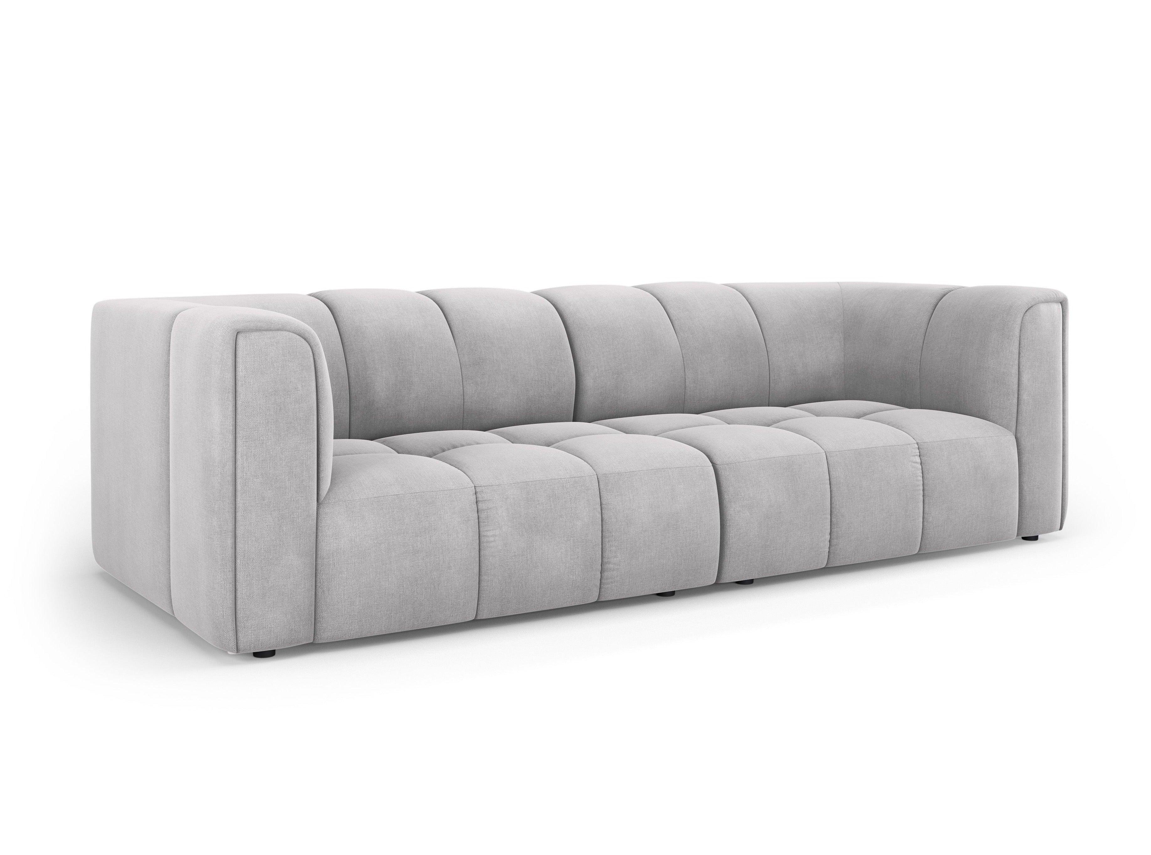 Sofa 3-osobowa FRANCESCA jasnoszary szenil Milo Casa Eye on Design