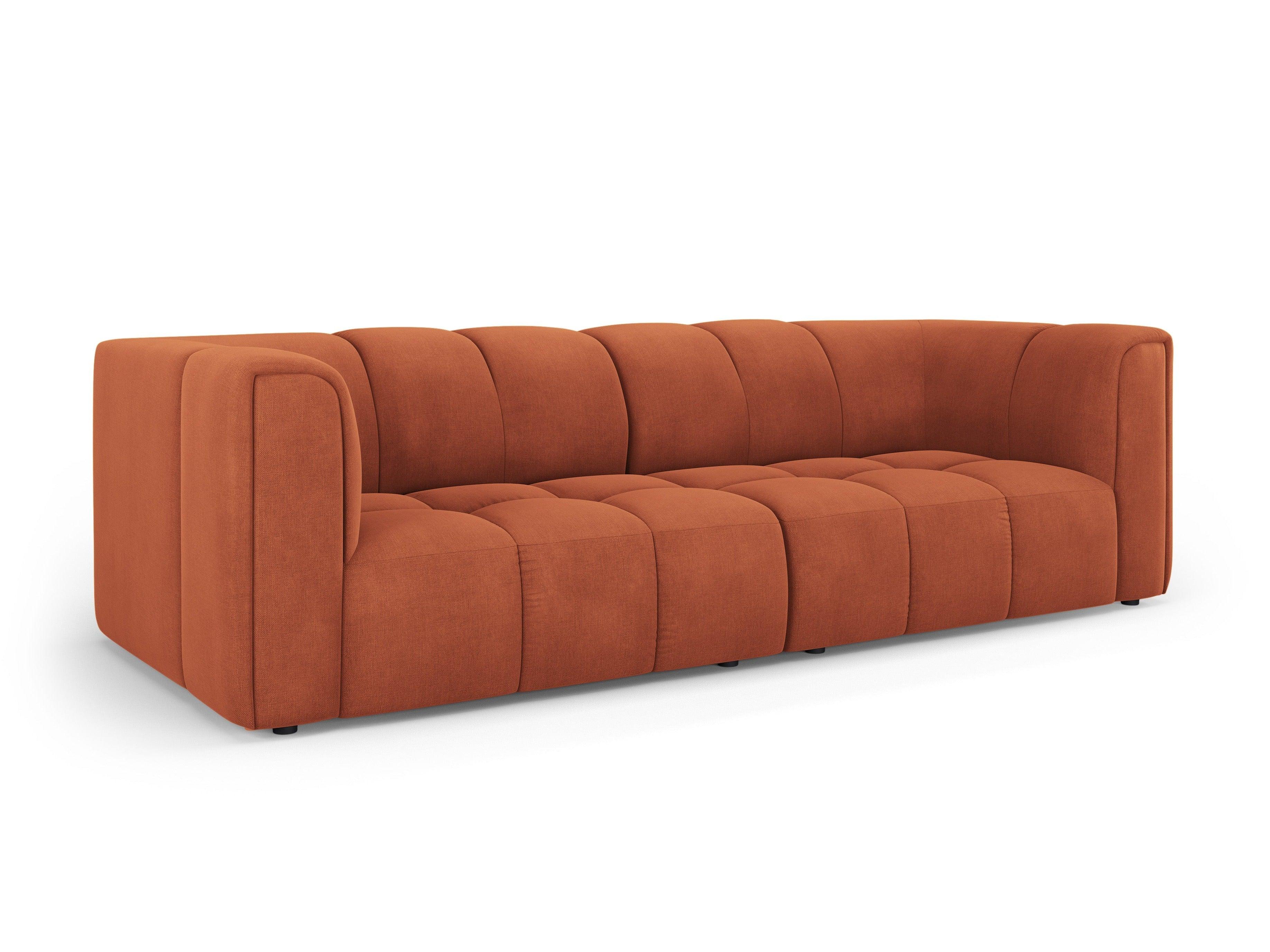 Sofa 3-osobowa FRANCESCA terracotta szenil Milo Casa Eye on Design