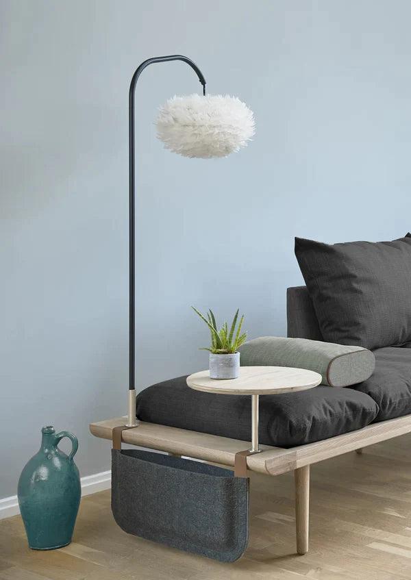 Sofa 3-osobowa LOUNGE AROUND karmelowy z dębem UMAGE Tak Tak Eye on Design