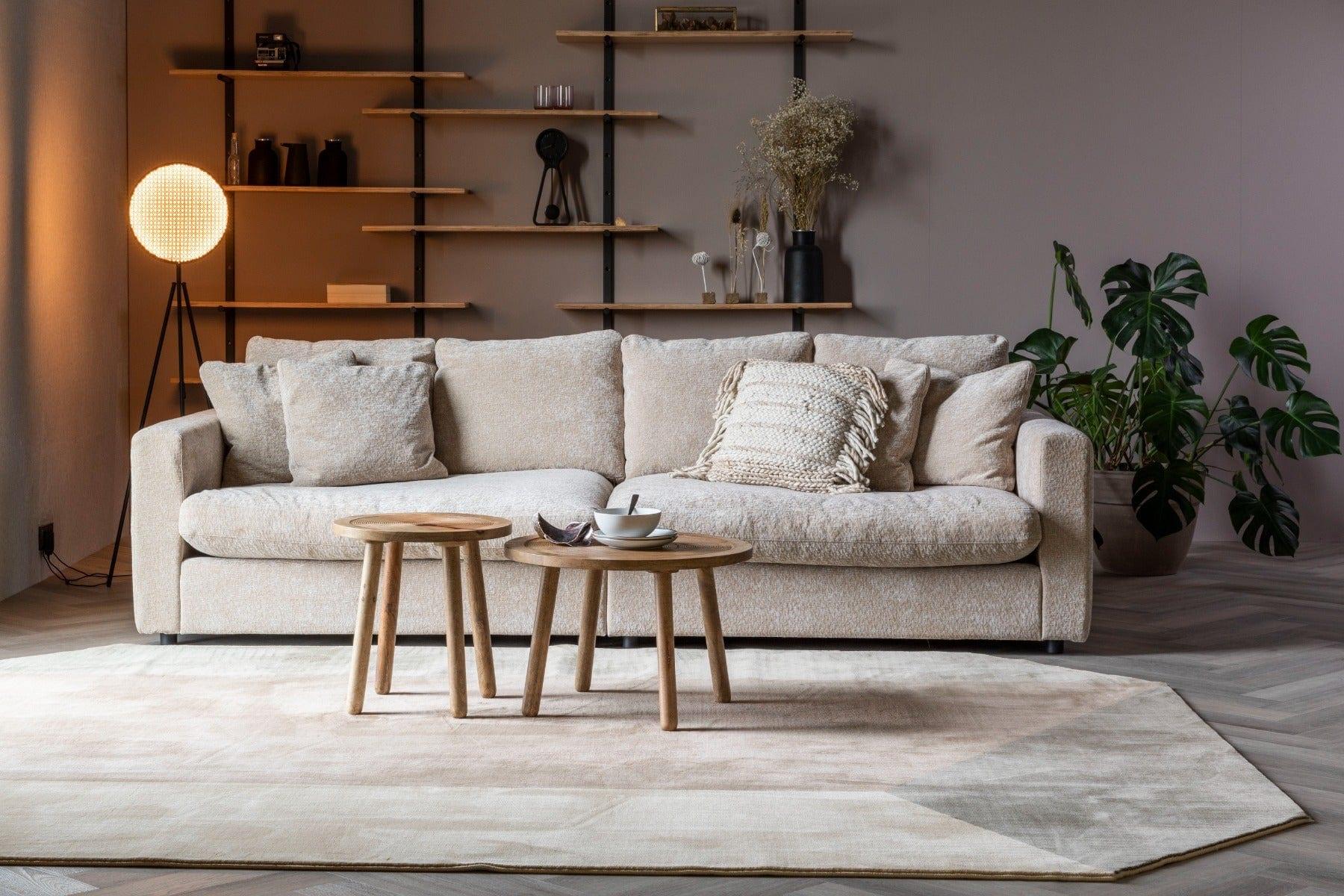 Sofa 3-osobowa SENSE beżowy Zuiver Eye on Design