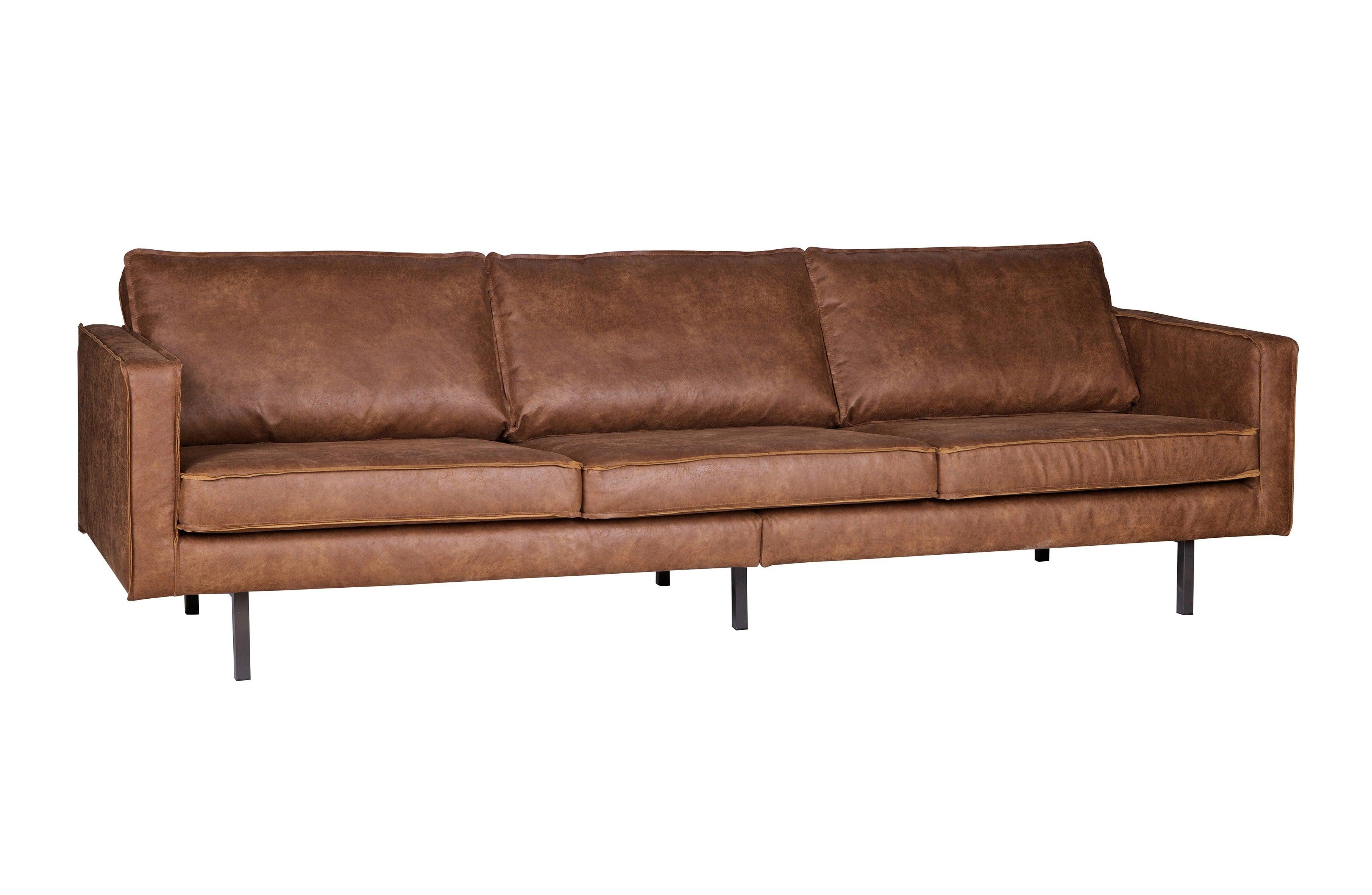 Sofa 3-osobowa skórzana RODEO koniakowy Be Pure Eye on Design