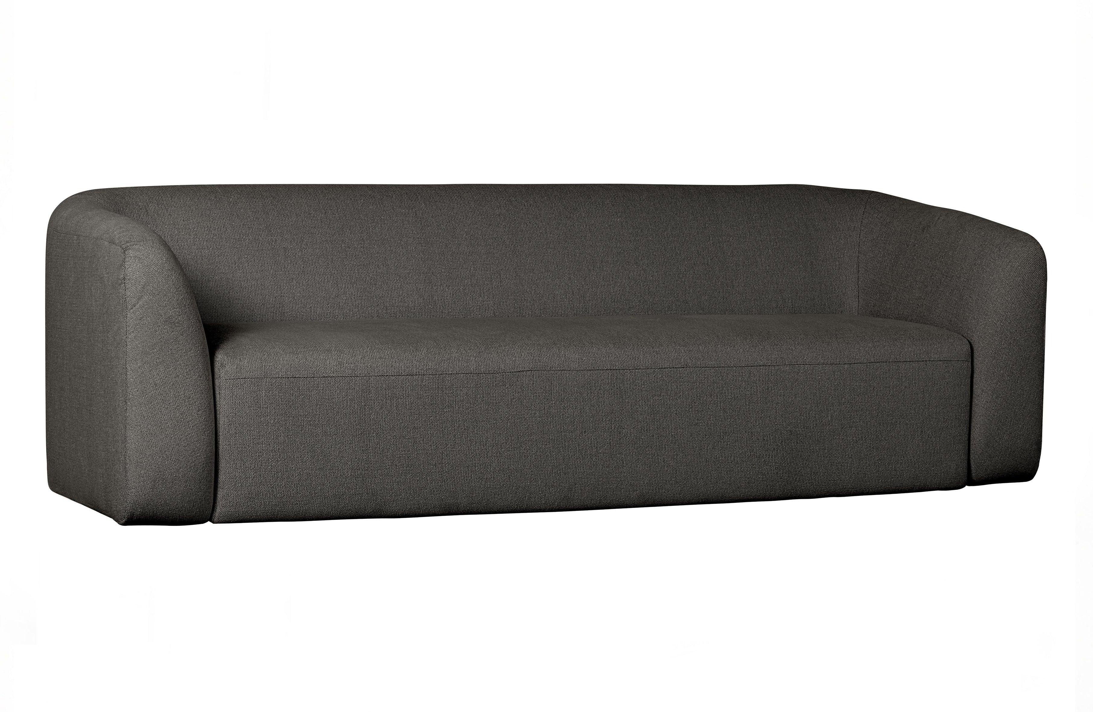 Sofa 3-osobowa SLOPING melanż czarny Be Pure Eye on Design