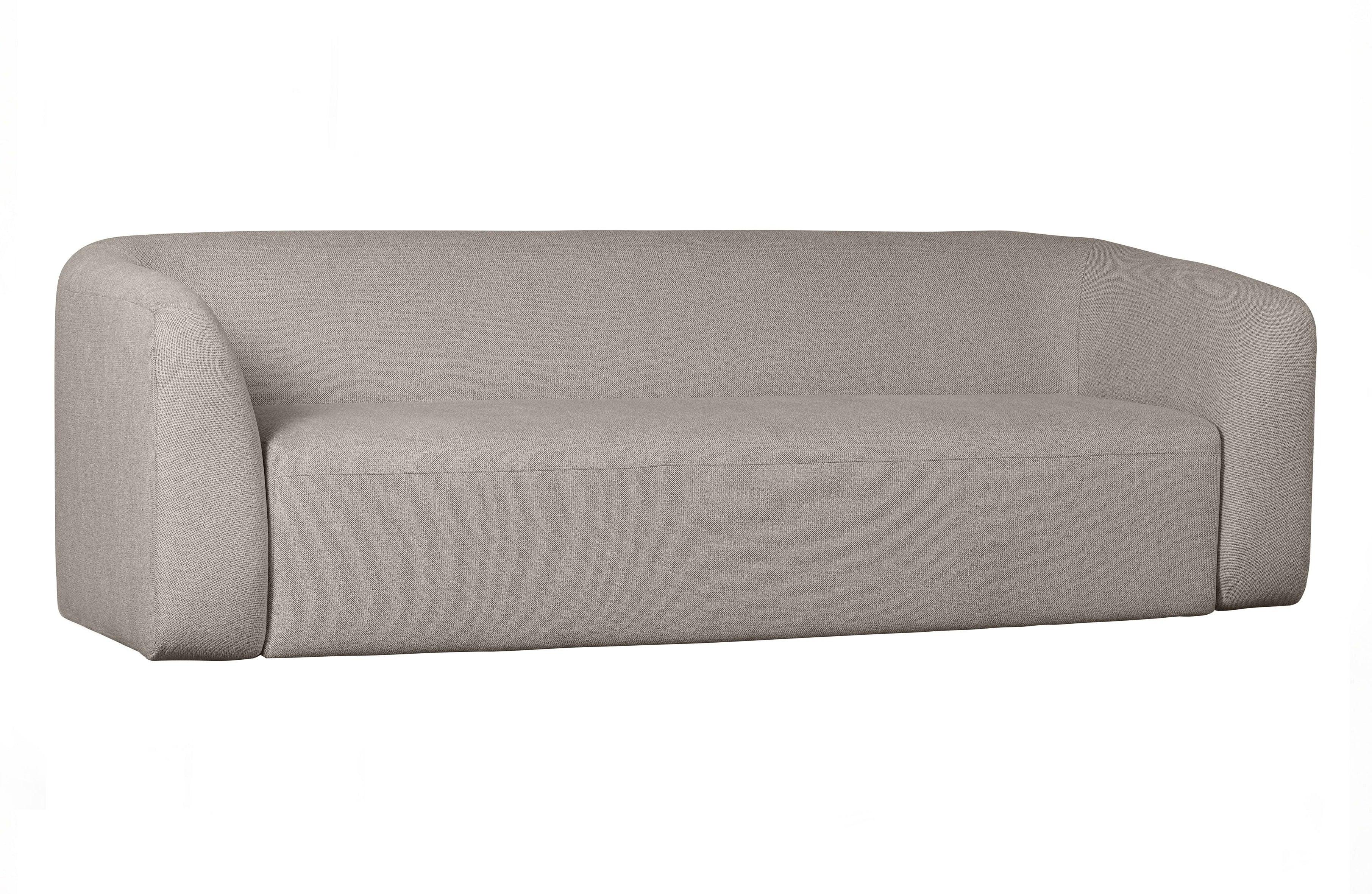 Sofa 3-osobowa SLOPING melanż jasnoszary Be Pure Eye on Design