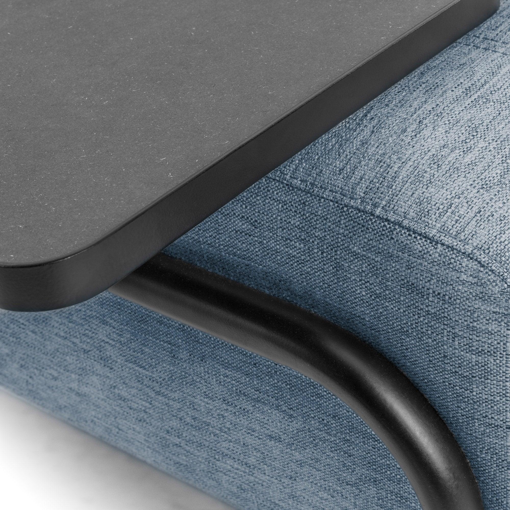 Sofa 3-osobowa z podłokietnikami COMPO niebieski La Forma Eye on Design