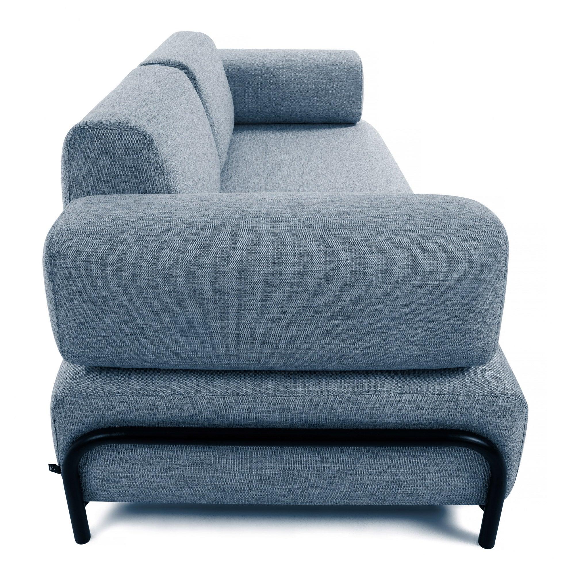 Sofa 3-osobowa z podłokietnikami COMPO niebieski La Forma Eye on Design