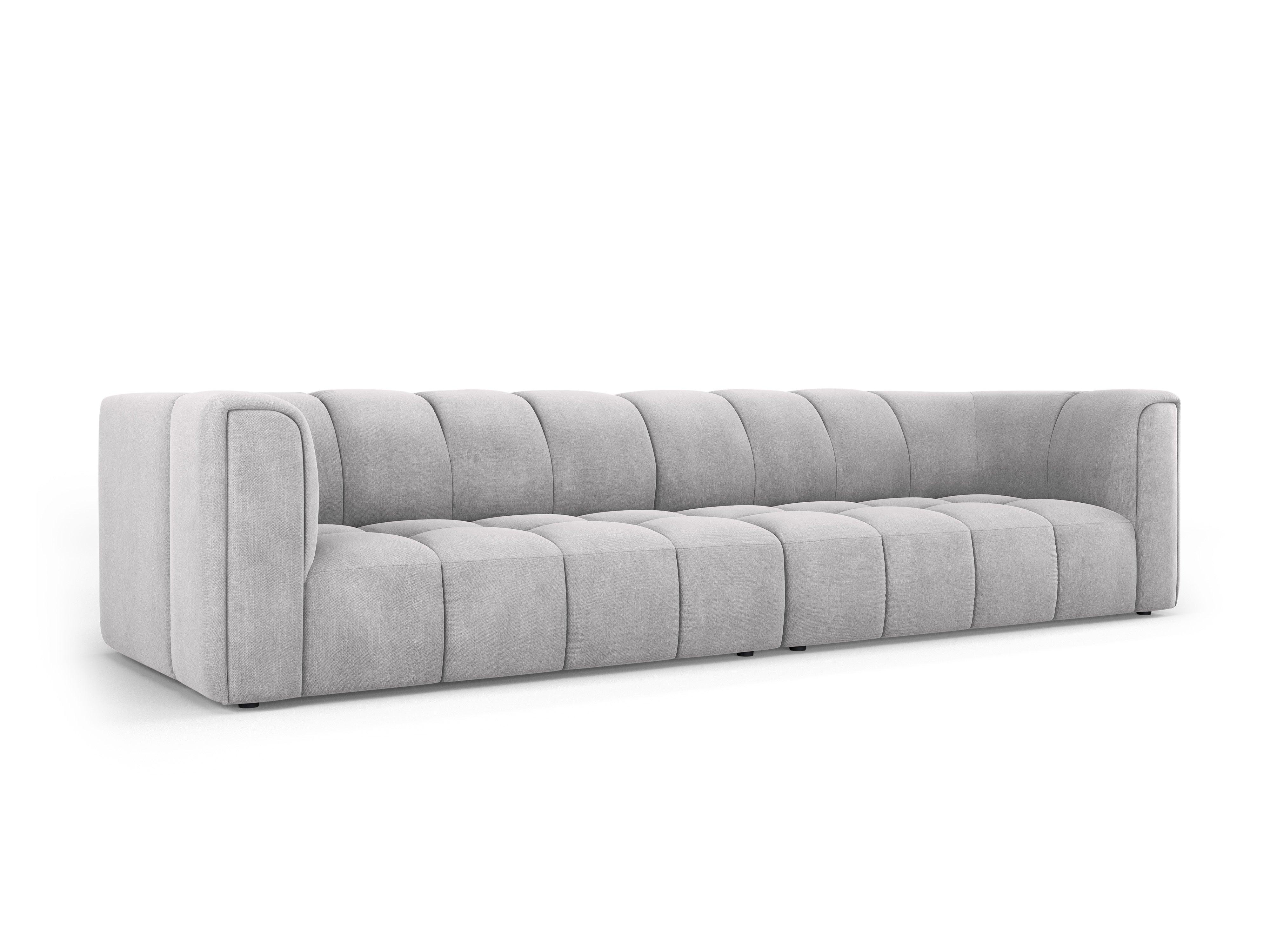 Sofa 4-osobowa FRANCESCA jasnoszary szenil Milo Casa Eye on Design