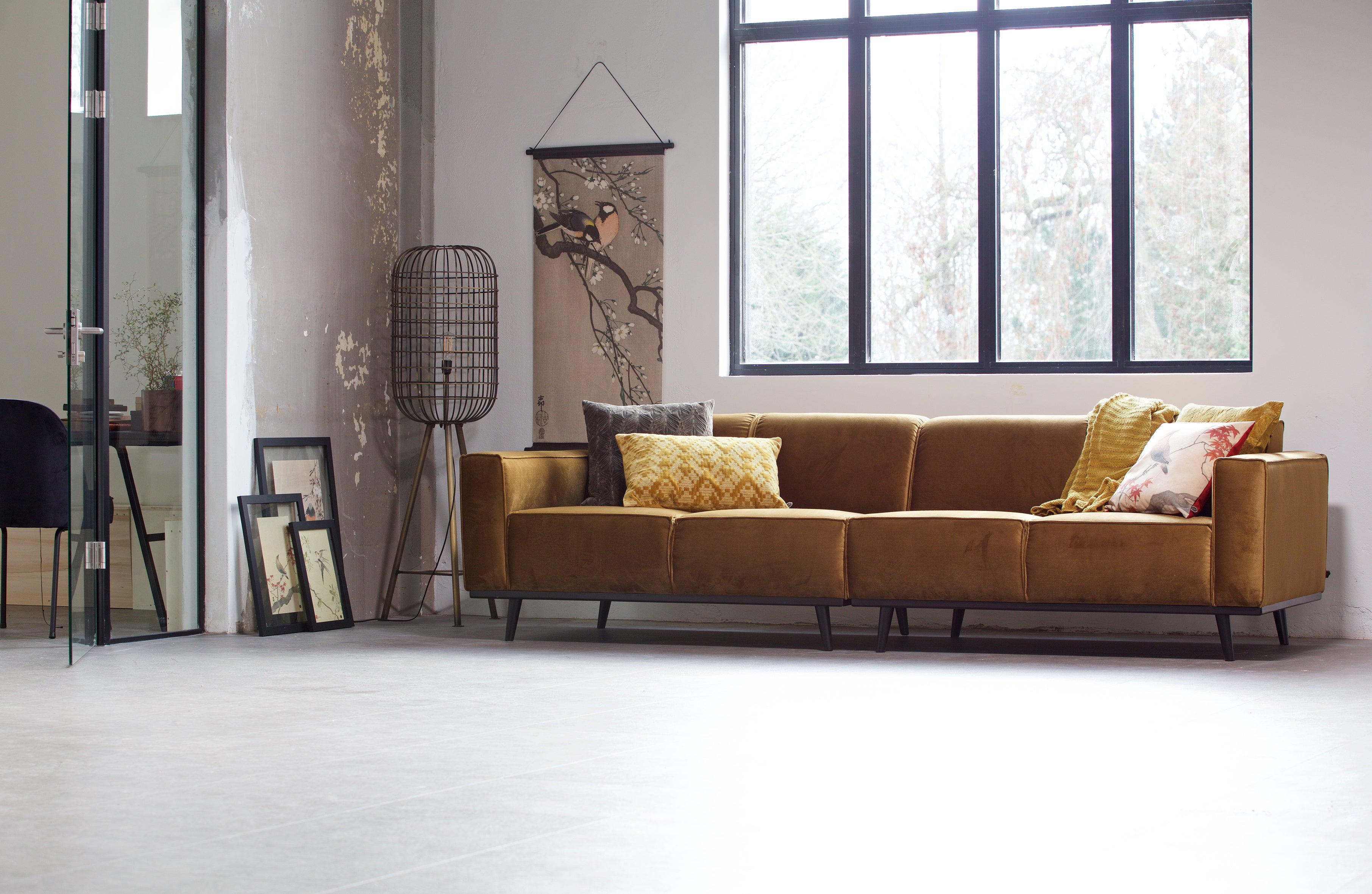 Sofa 4-osobowa STATEMENT boucle kasztanowy Be Pure Eye on Design