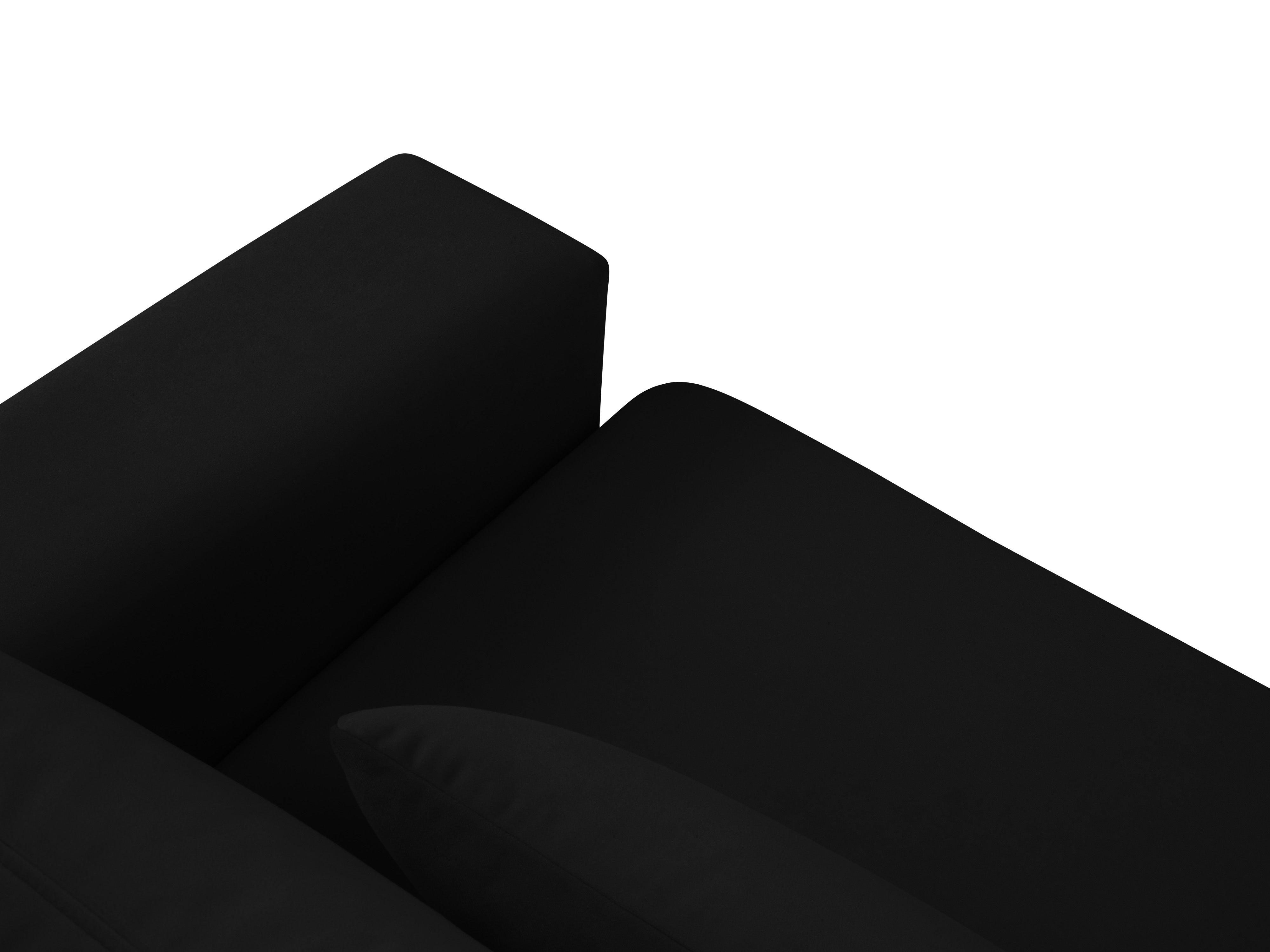 Sofa aksamitna 2-osobowa HEBE czarny Mazzini Sofas Eye on Design