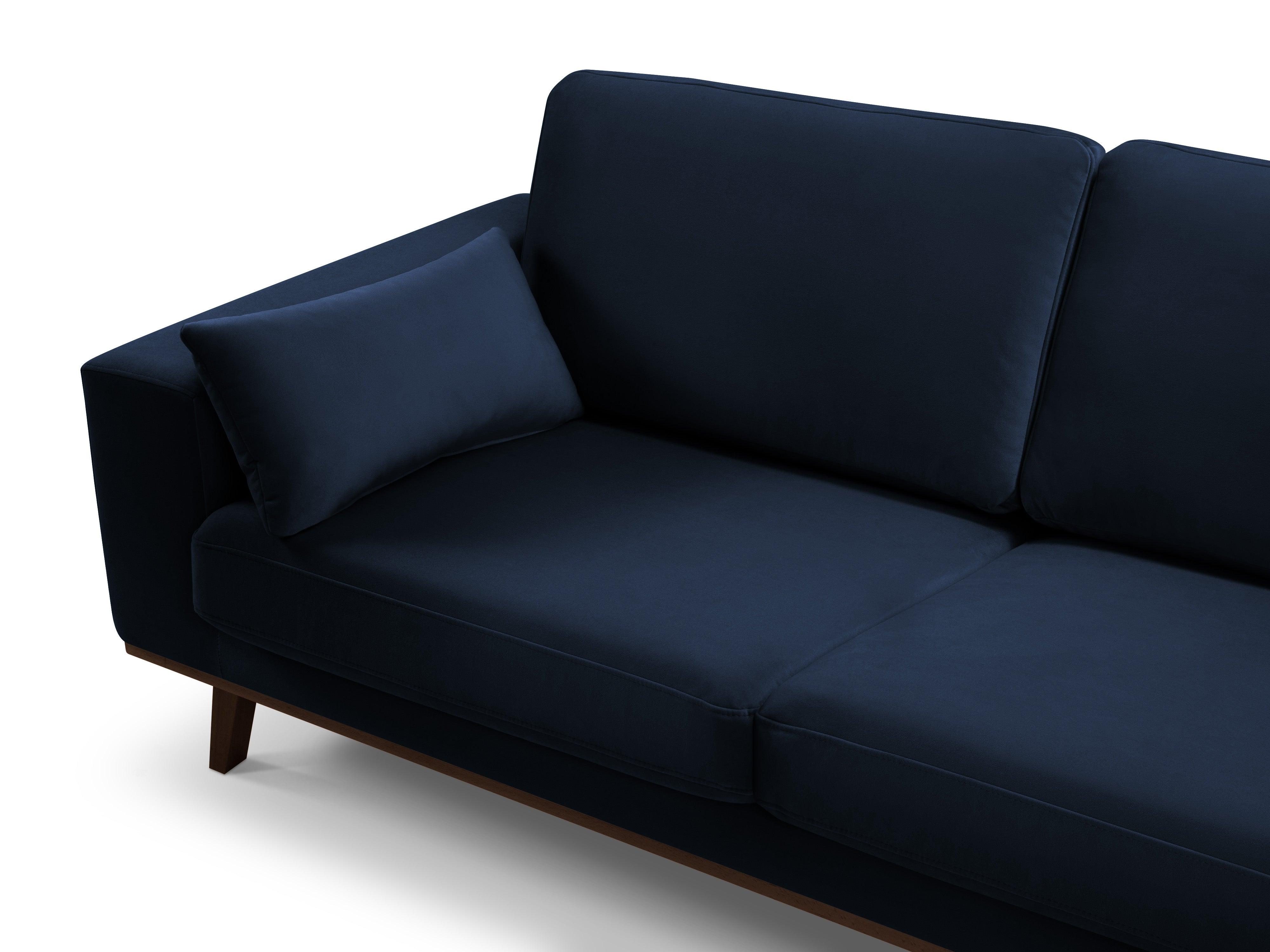 Sofa aksamitna 2-osobowa HEBE granat królewski Mazzini Sofas Eye on Design