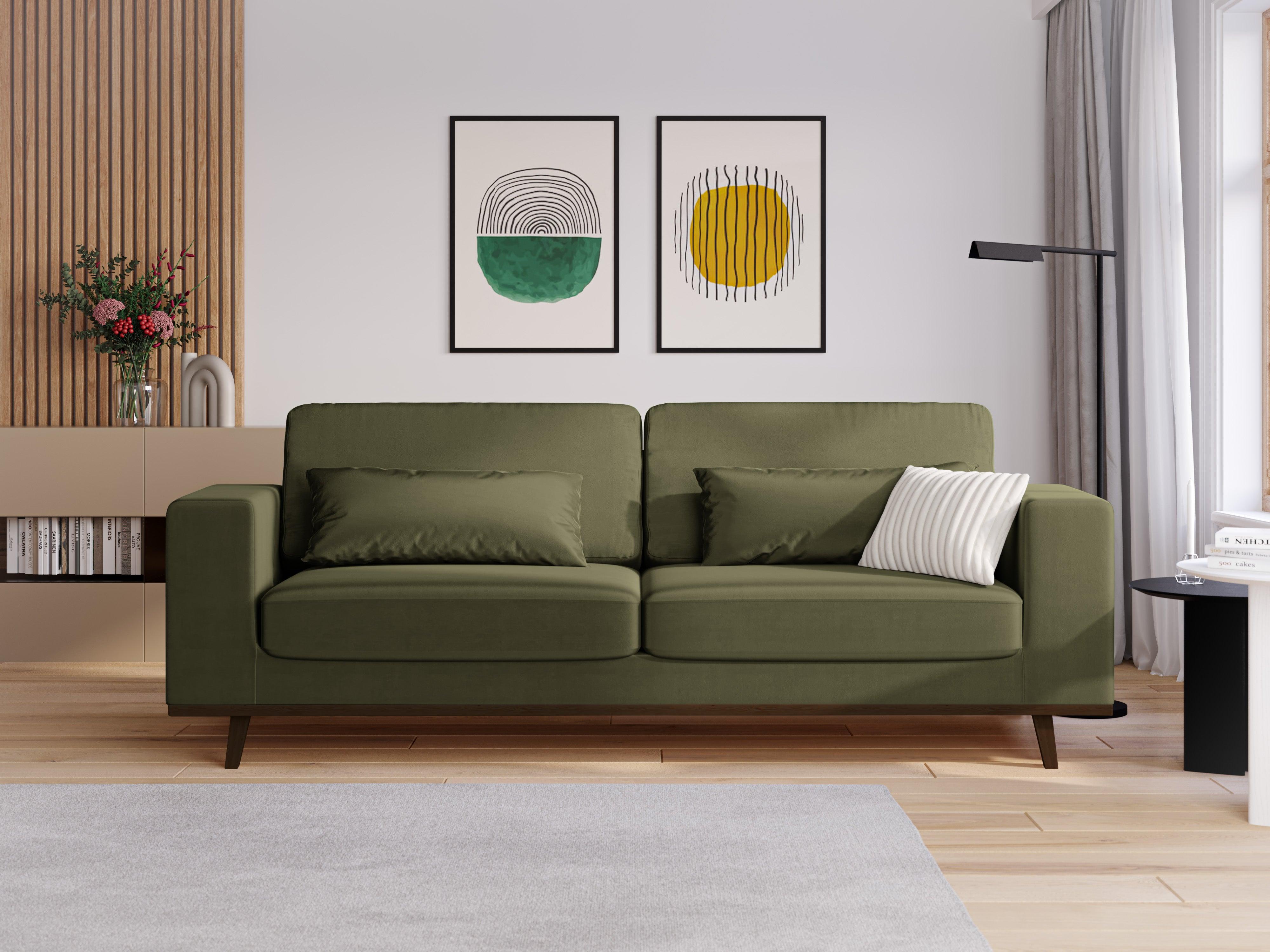 Sofa aksamitna 2-osobowa HEBE zielony Mazzini Sofas Eye on Design