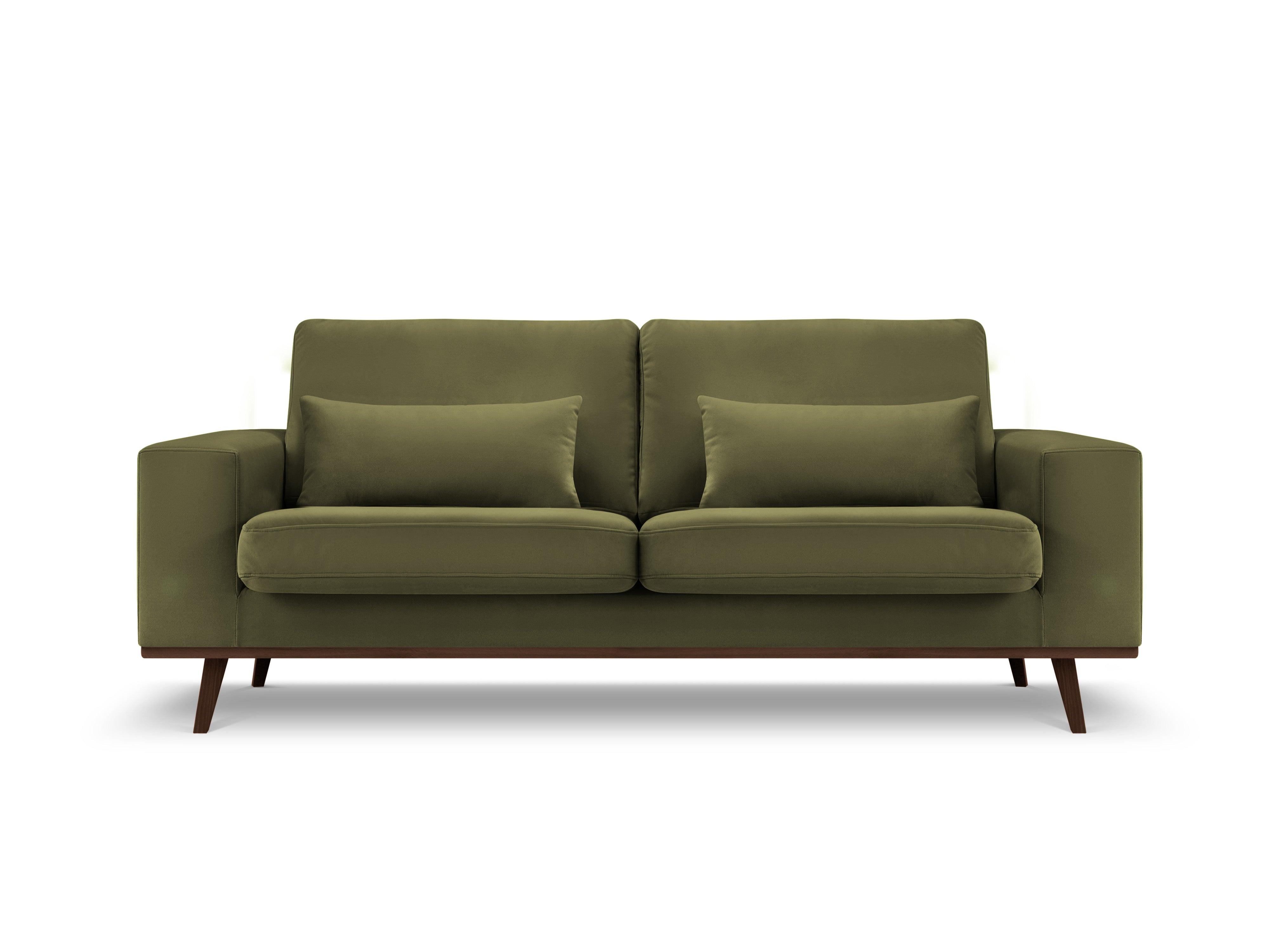 Sofa aksamitna 2-osobowa HEBE zielony Mazzini Sofas Eye on Design