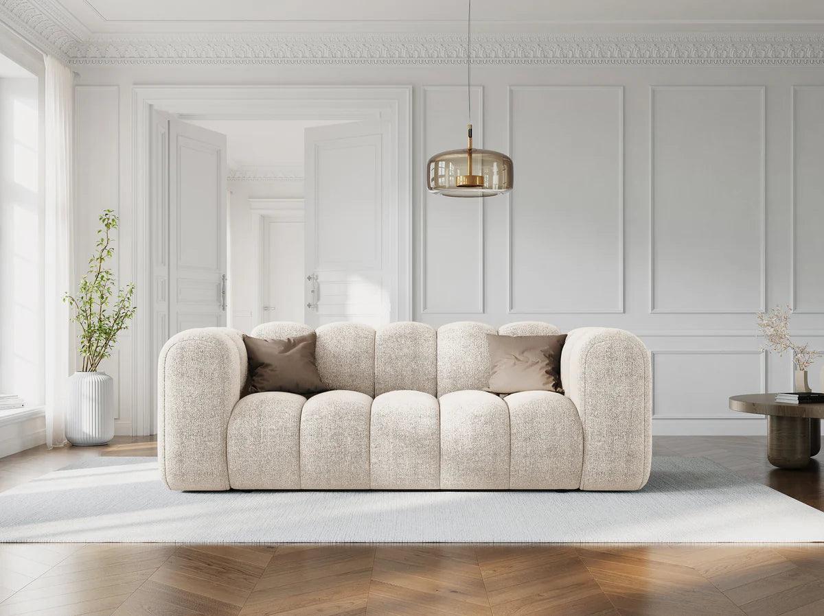 Sofa aksamitna 2-osobowa SKYLER koralowy Interieurs 86 Eye on Design