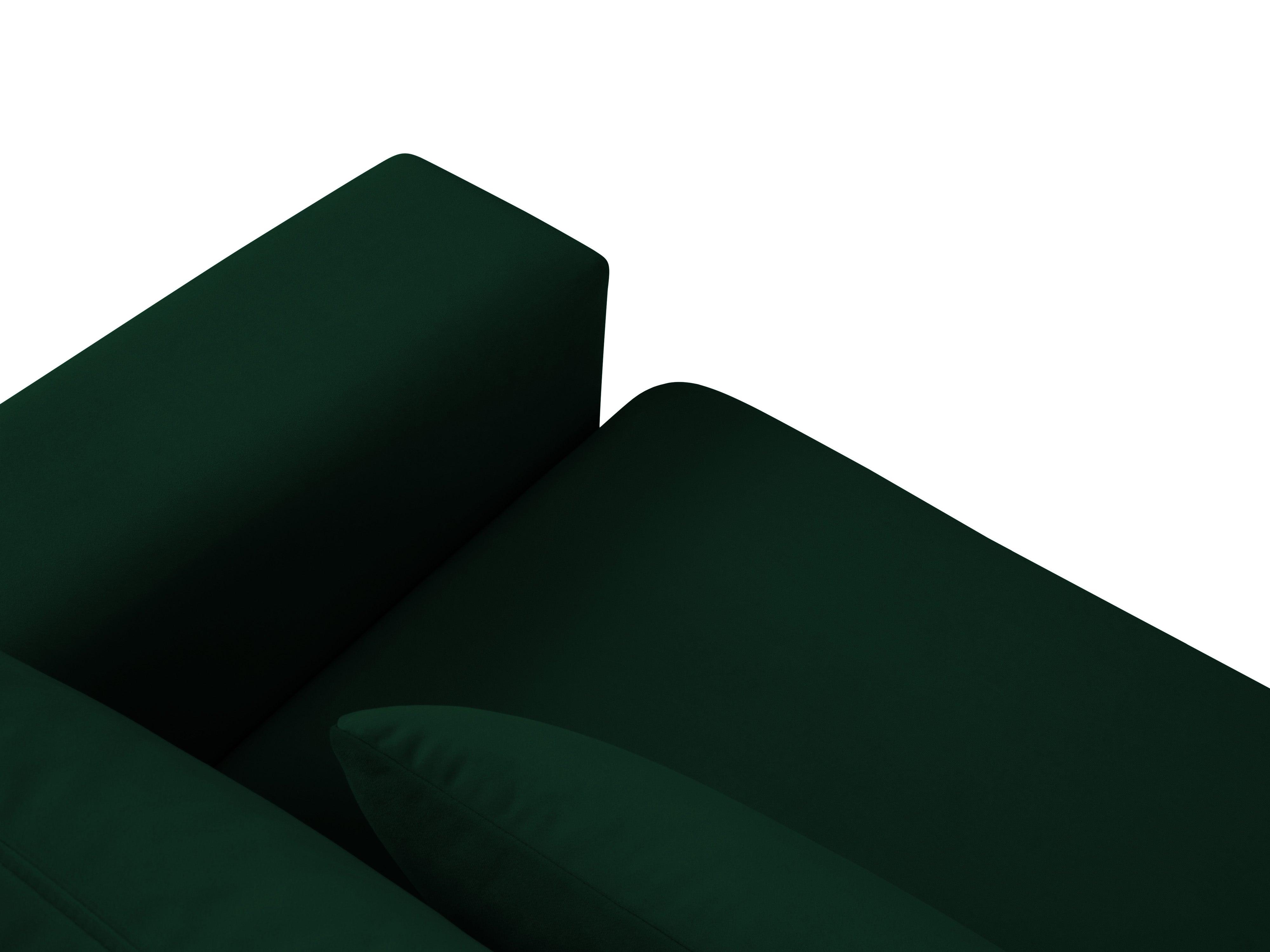 Sofa aksamitna 3-osobowa HEBE butelkowa zieleń Mazzini Sofas Eye on Design