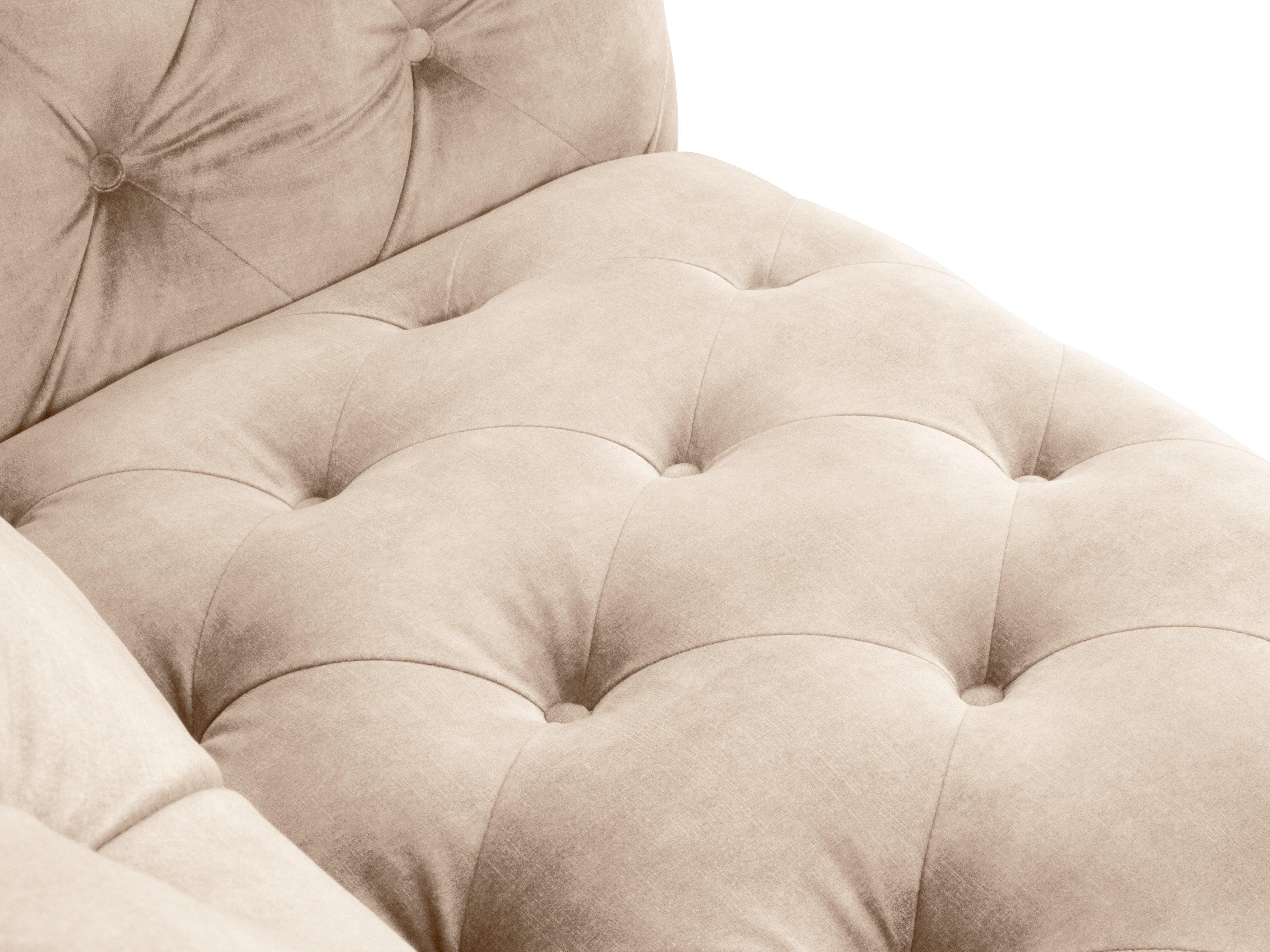 Sofa aksamitna 3-osobowa LOGE beżowy Windsor & Co Eye on Design