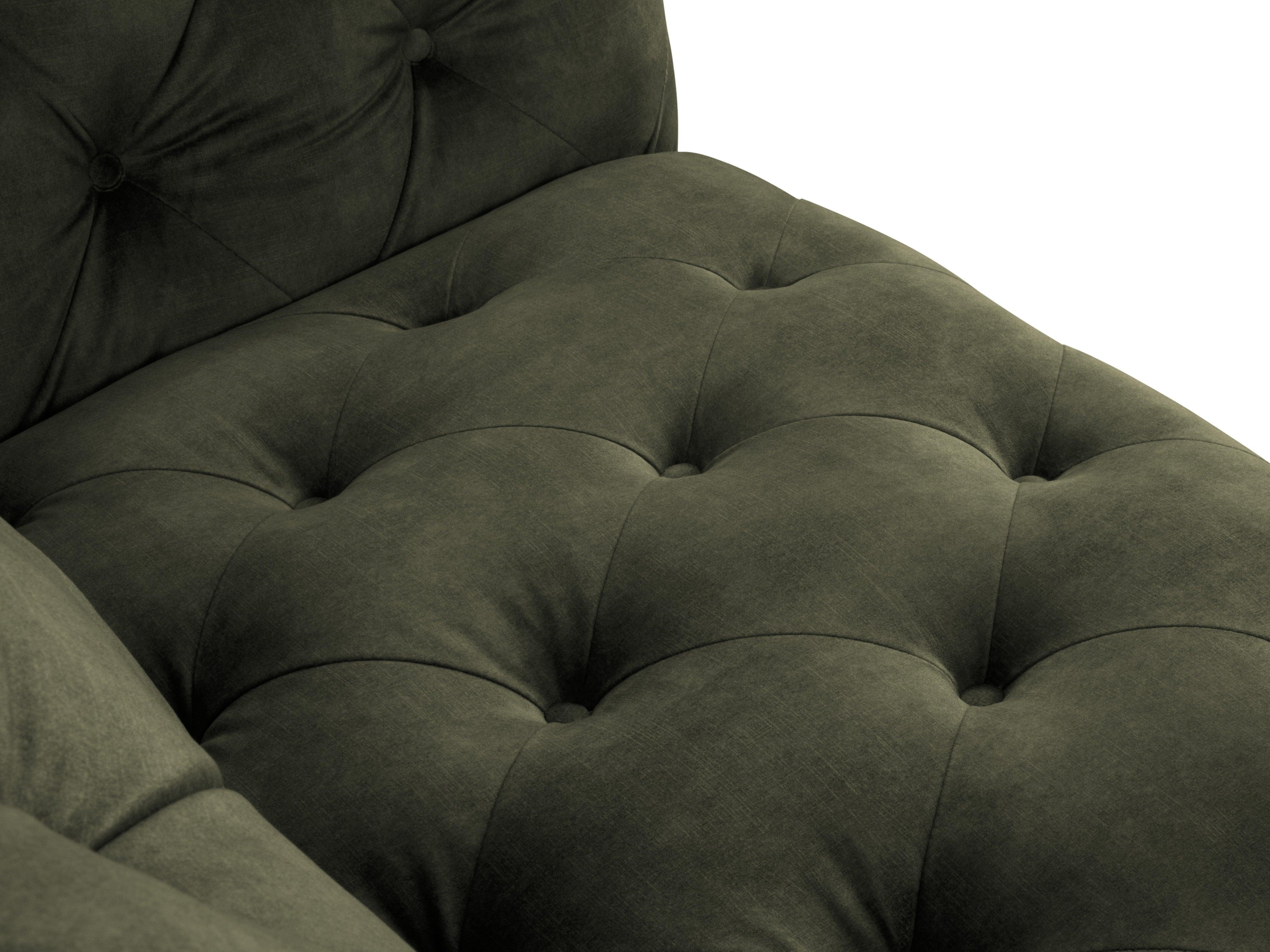 Sofa aksamitna 3-osobowa LOGE ciemnozielony Windsor & Co Eye on Design
