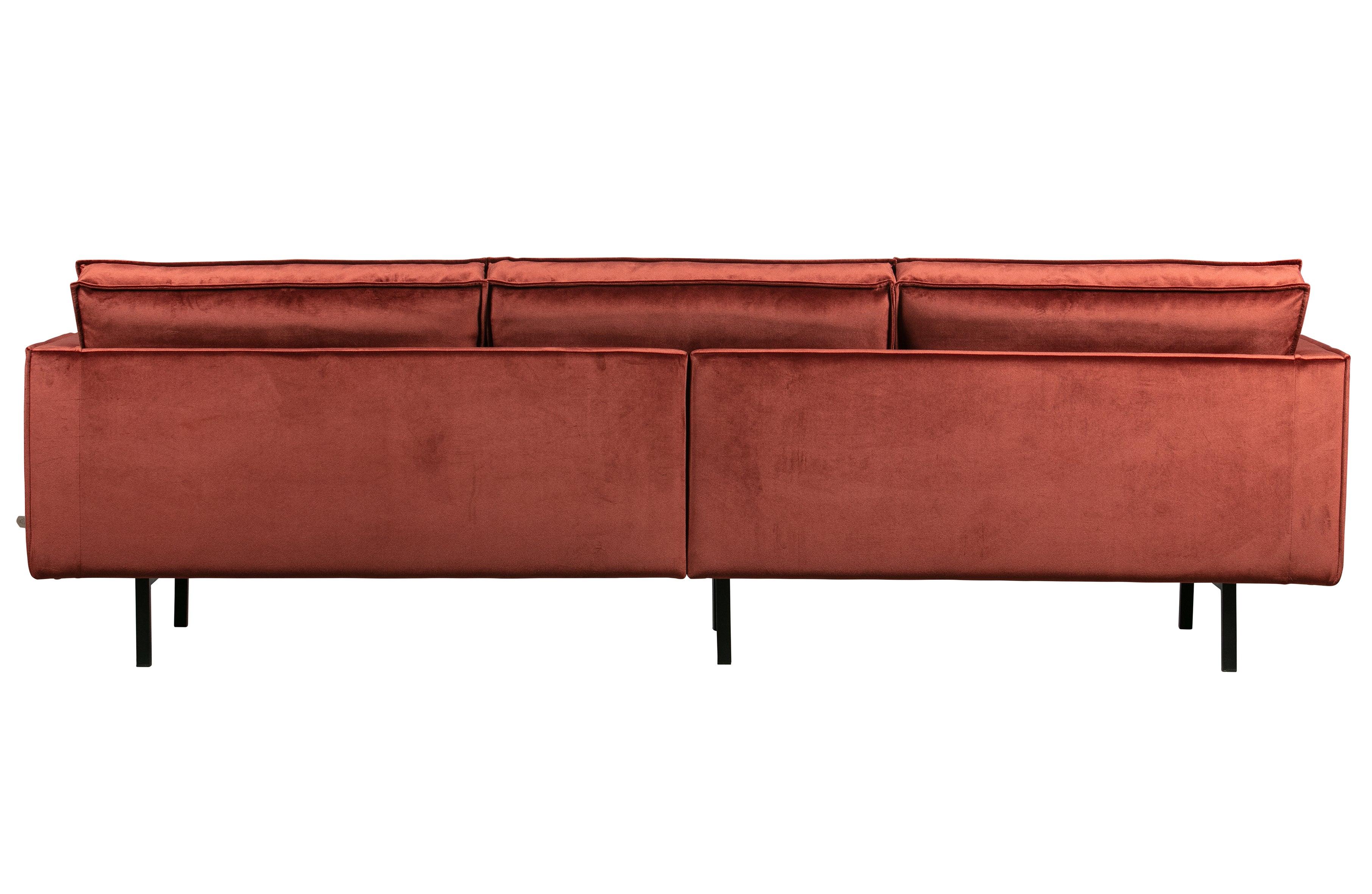 Sofa aksamitna 3-osobowa RODEO kasztanowy Be Pure Eye on Design