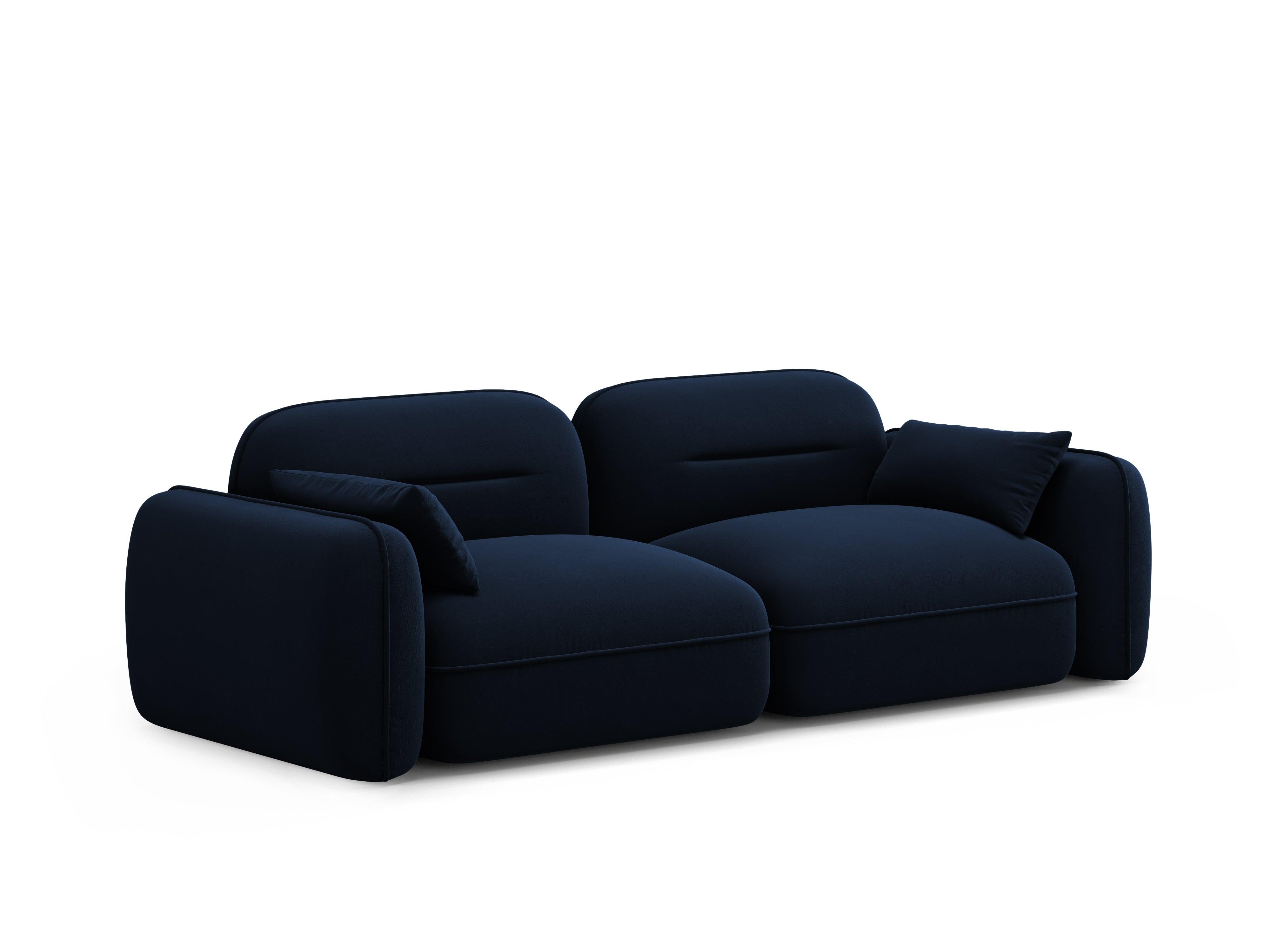 Sofa modułowa aksamitna 3-osobowa SYDNEY granat królewski Cosmopolitan Design Eye on Design