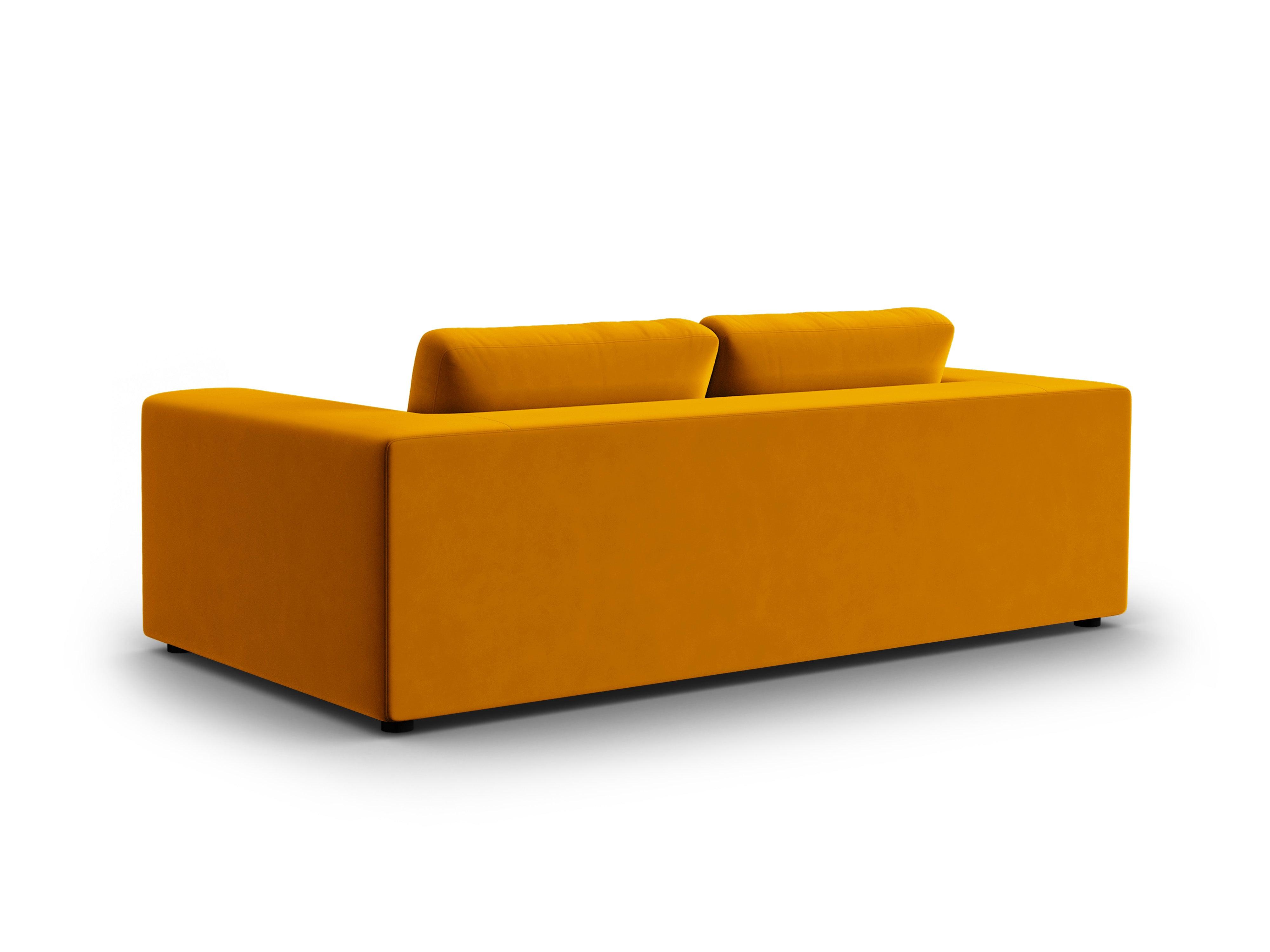 Sofa aksamitna 3-osobowa TENDANCE musztardowy CXL by Christian Lacroix Eye on Design