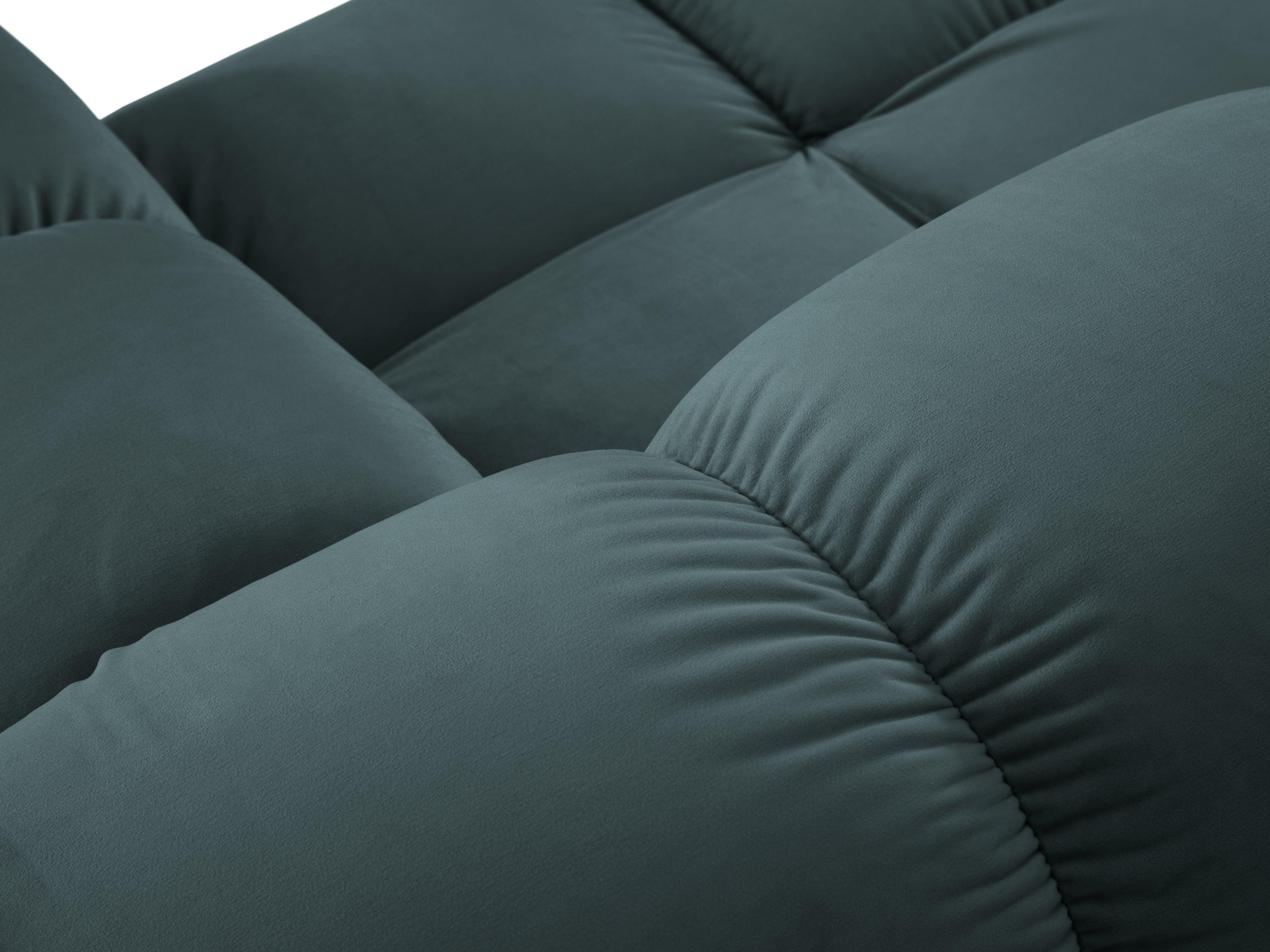 Sofa aksamitna 3-osobowa TROPEA petrol Milo Casa Eye on Design