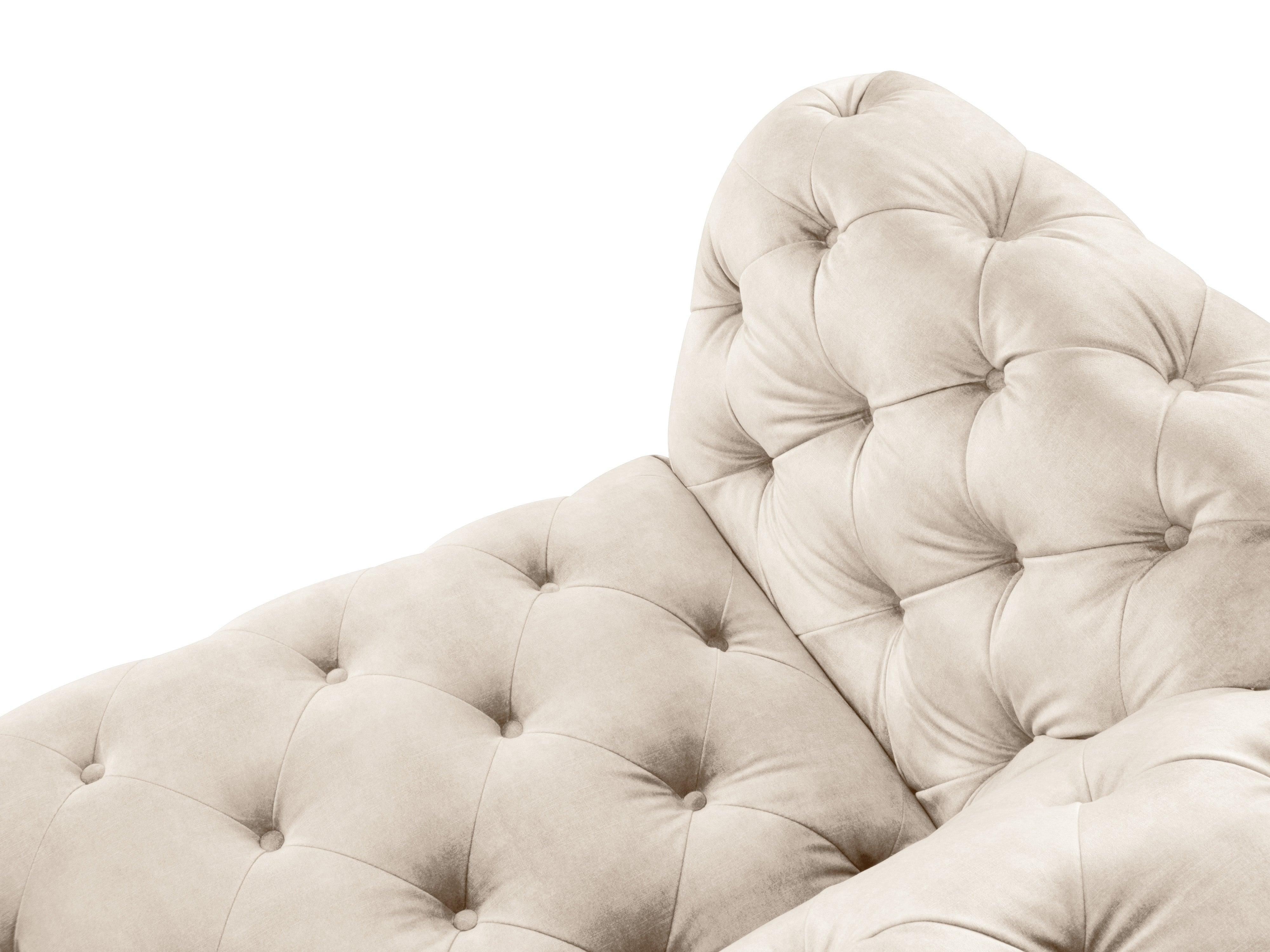 Sofa aksamitna 4-osobowa LOGE jasnobeżowy Windsor & Co Eye on Design