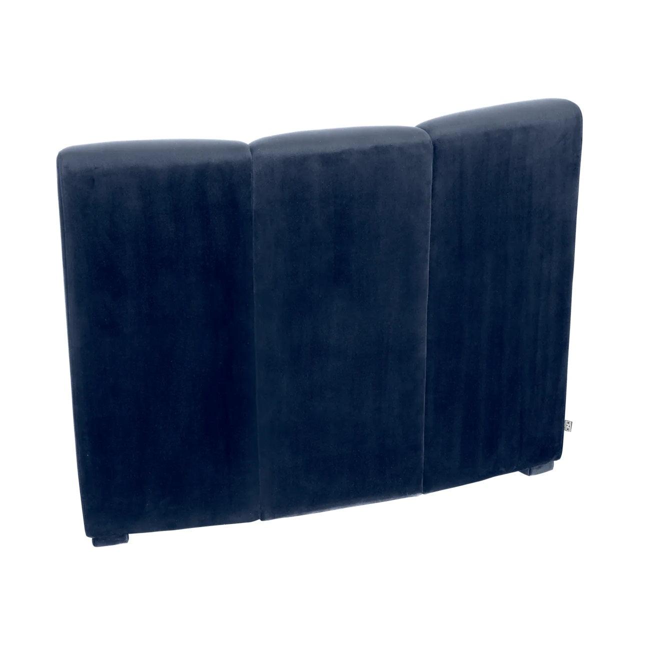 Sofa aksamitna modułowa LANDO - element środkowy granatowy Eichholtz Eye on Design