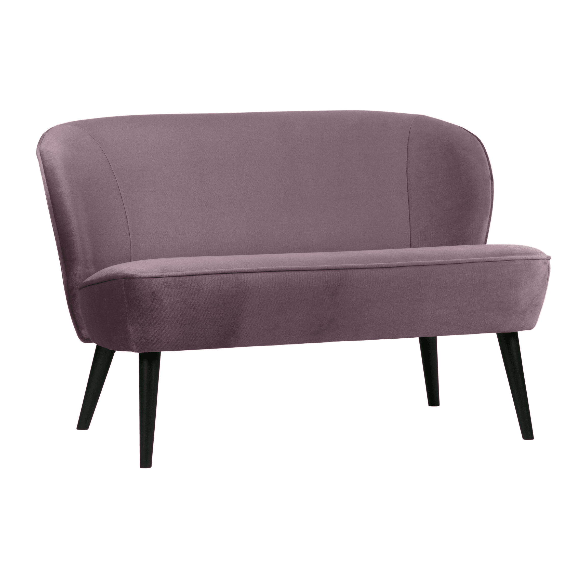 Sofa aksamitna SARA fioletowy Woood Eye on Design