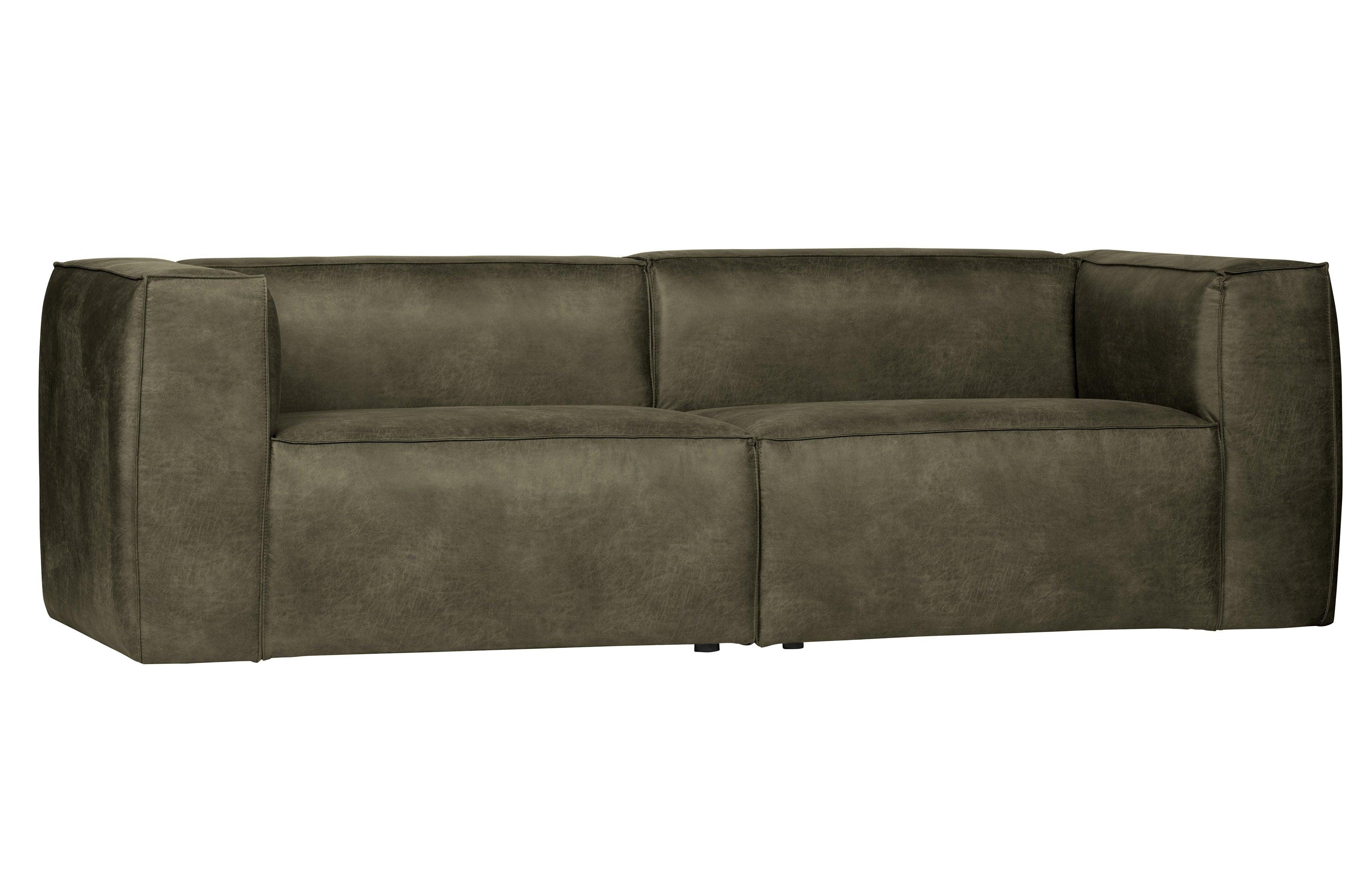 Sofa BEAN zielona ekoskóra Woood Eye on Design