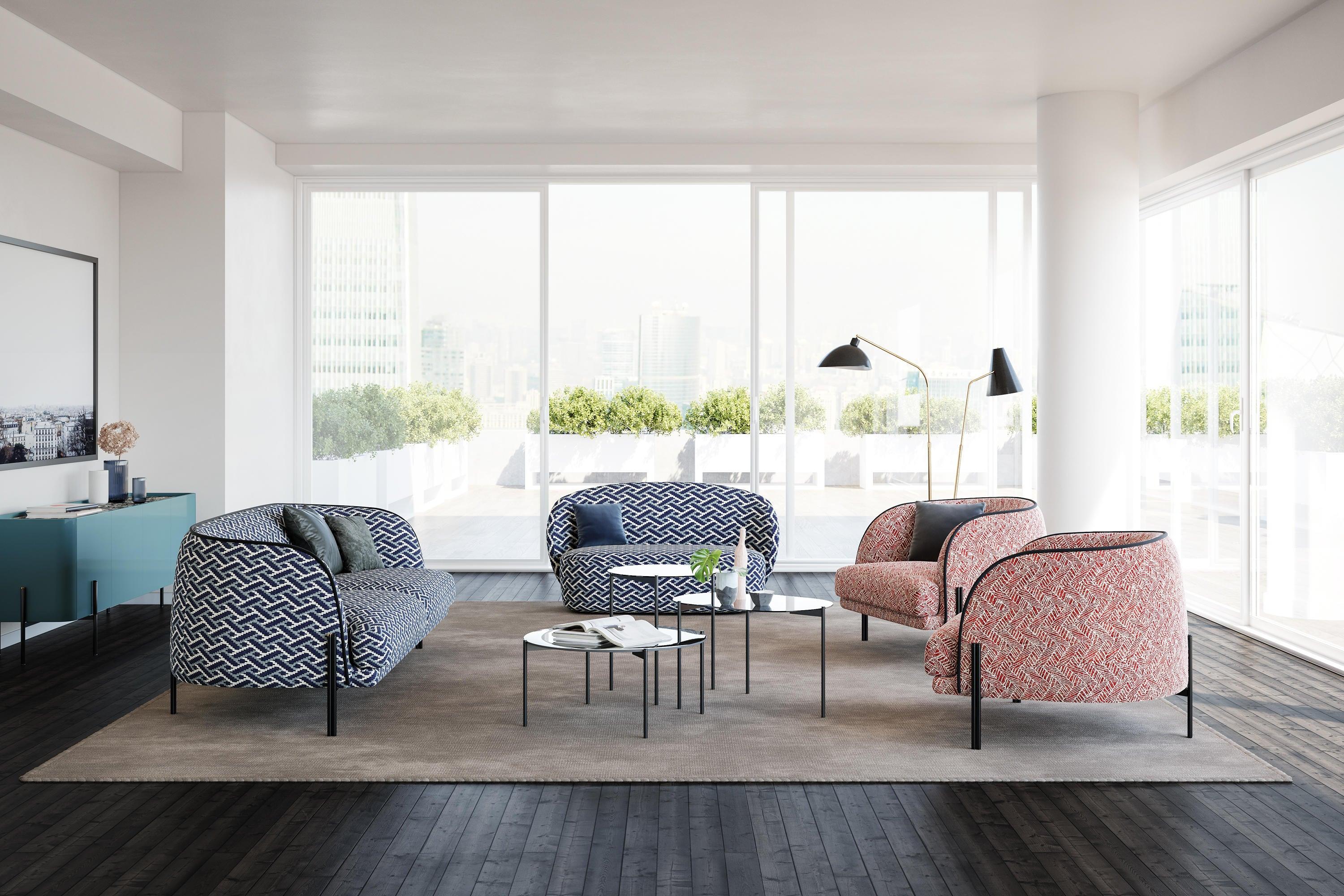 Sofa GUEST LOVESEAT brązowy Liu Jo Living Eye on Design