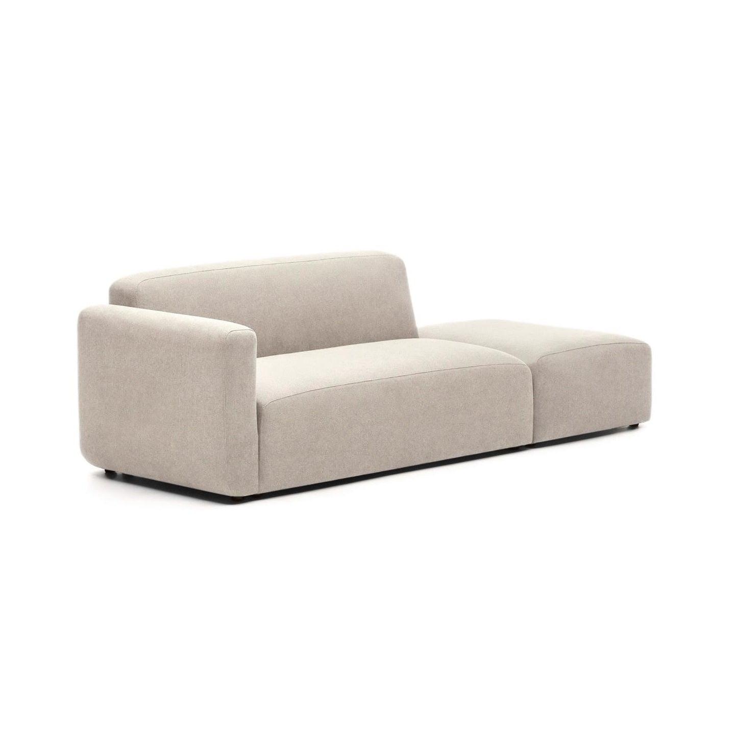 Sofa modułowa 2-osobowa uniwersalna otwarta NEOM beżowy La Forma Eye on Design