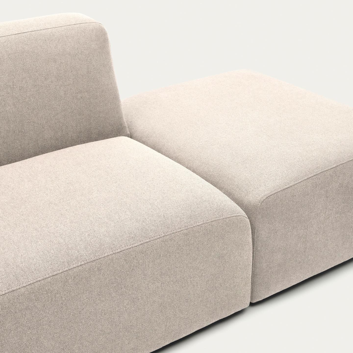 Sofa modułowa 2-osobowa uniwersalna otwarta NEOM beżowy La Forma Eye on Design